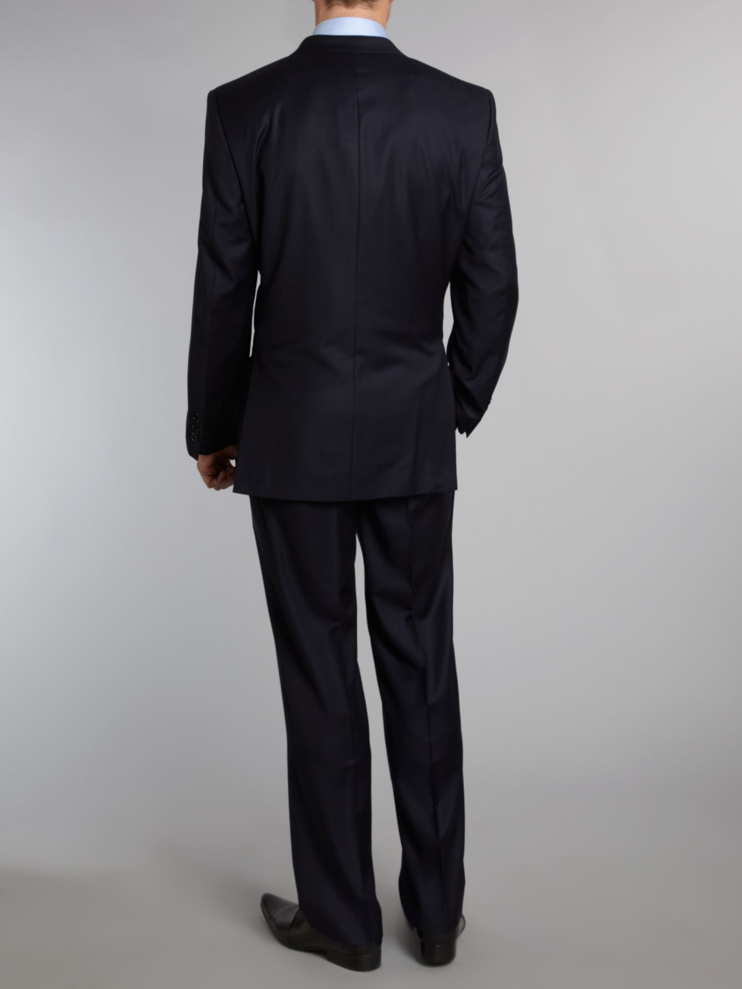 Chester barrie Single Breasted Serge Suit in Blue for Men | Lyst