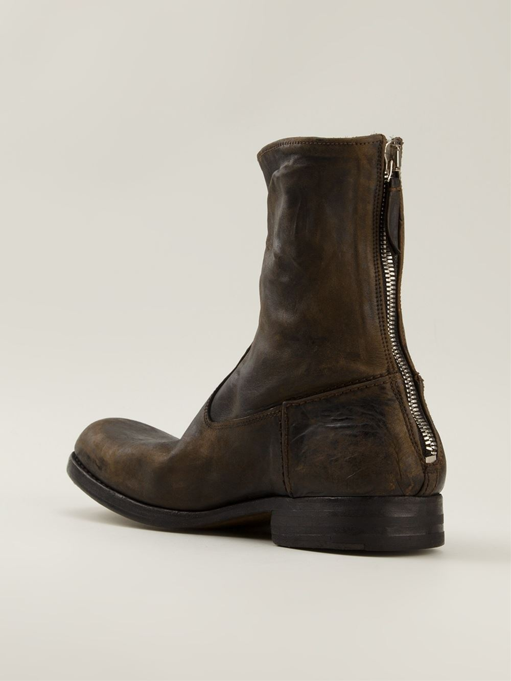 ankle boots distressed