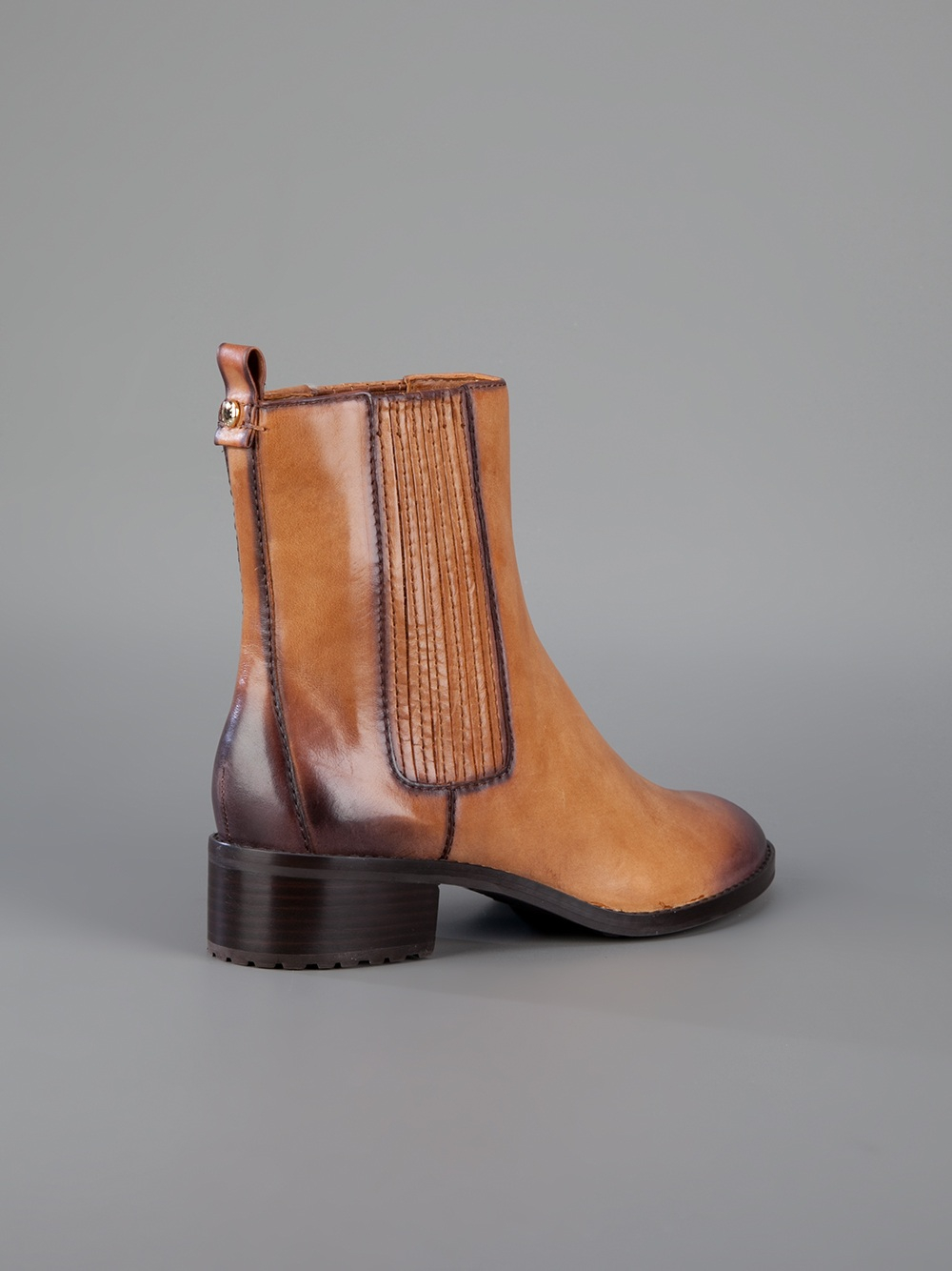 michael kors brown heel boots