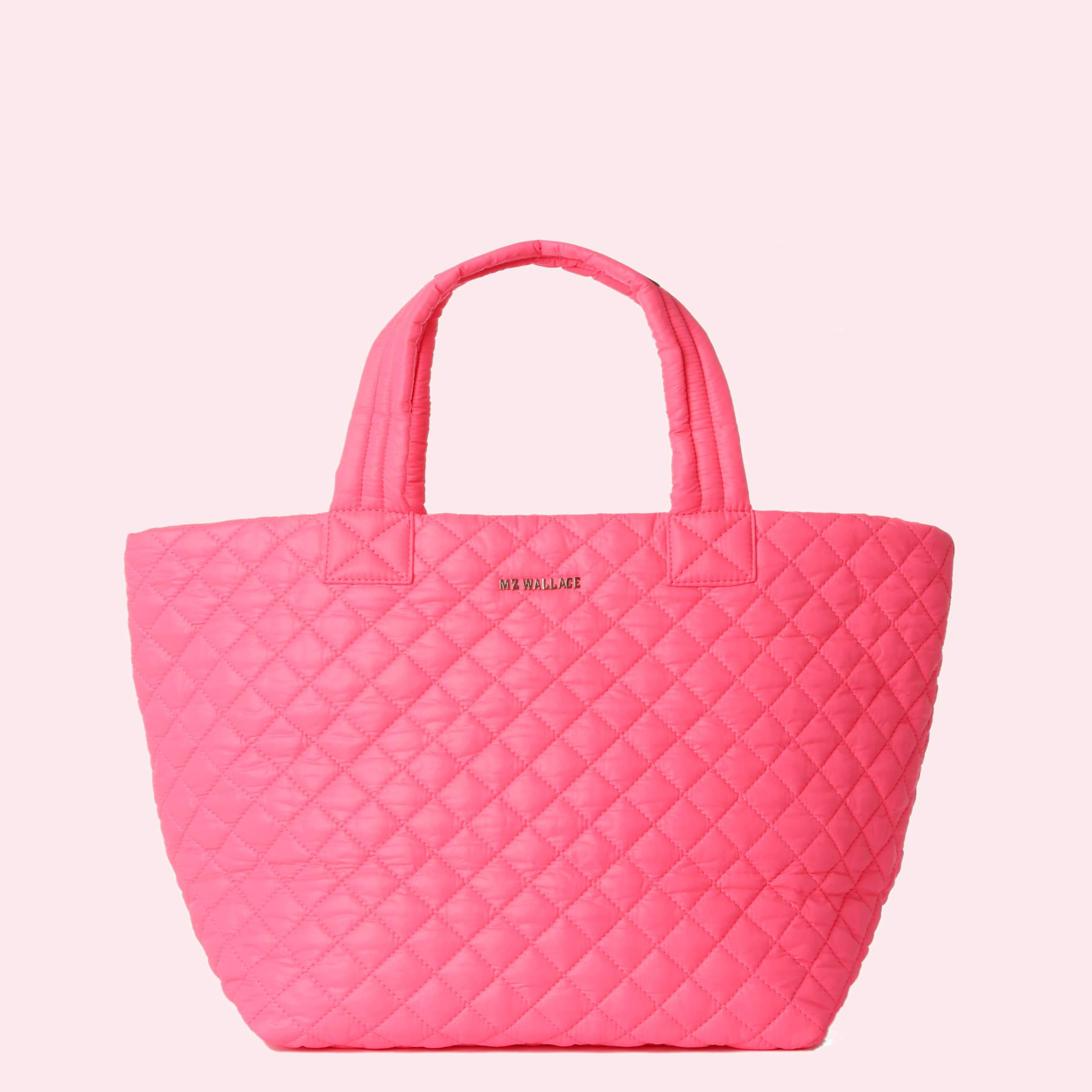 Mz wallace Small Metro Tote Neon Pink in Pink | Lyst