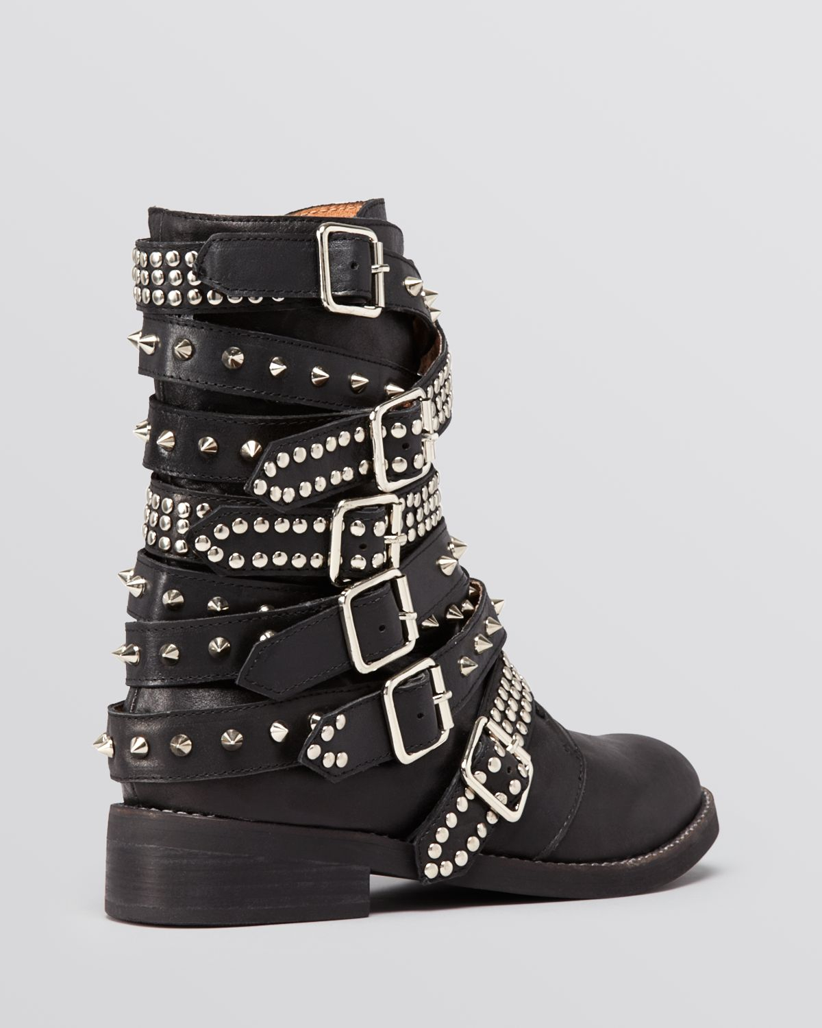 Jeffrey Campbell Short Boots - Cruzados Studded in Black - Lyst