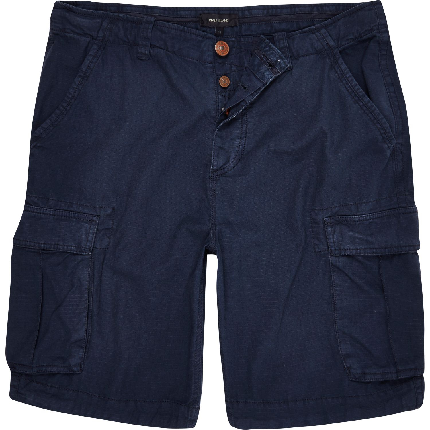 full blue cargo shorts