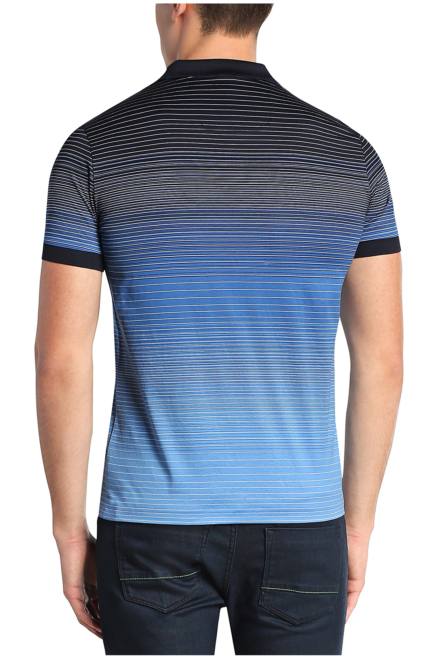 Lyst - Boss Green Regular-fit Cotton Polo Shirt: 'paddy 3' in Blue ... Lyst - Boss Green Regular-fit Cotton Polo Shirt: 'paddy 3' in Blue for Men