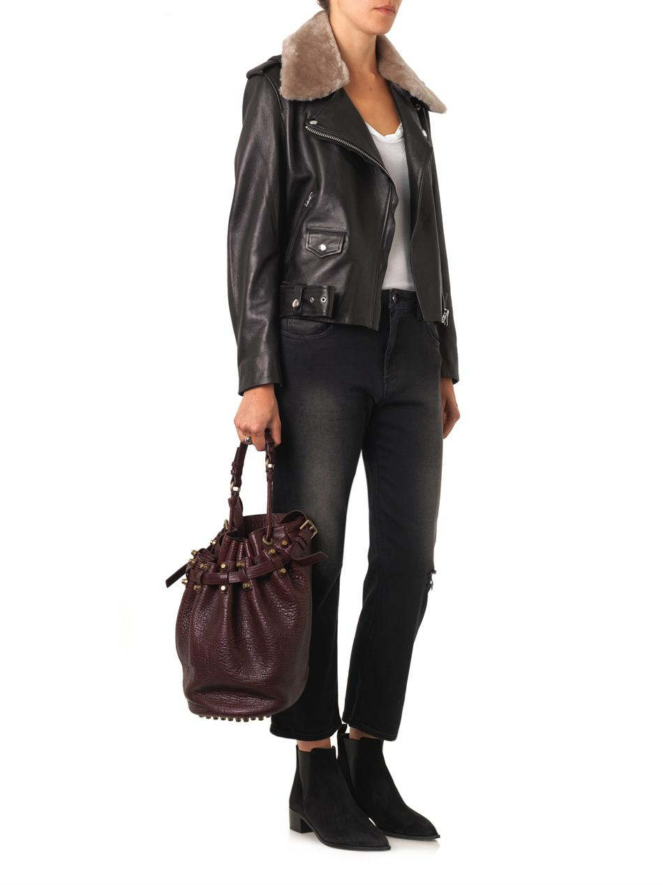 Lyst Acne Studios Jensen Suede Boots in Black