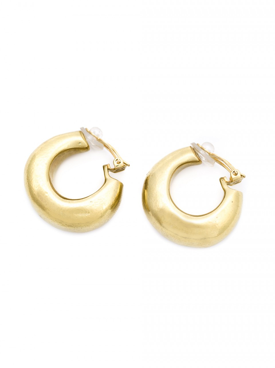 Lyst Vaubel Flat Hoop Clip Earrings In Metallic Gallery