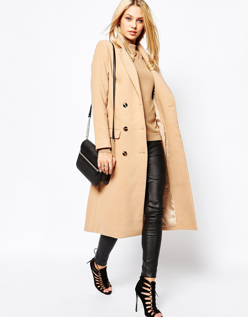 Long Camel Wool Coat - JacketIn