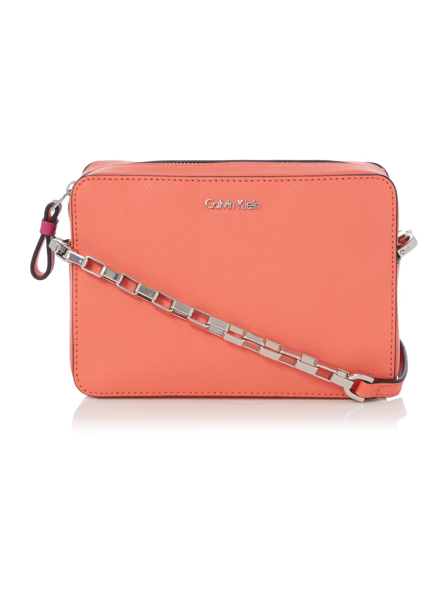 Calvin klein Sofie Orange Small Crossbody Bag in Orange | Lyst