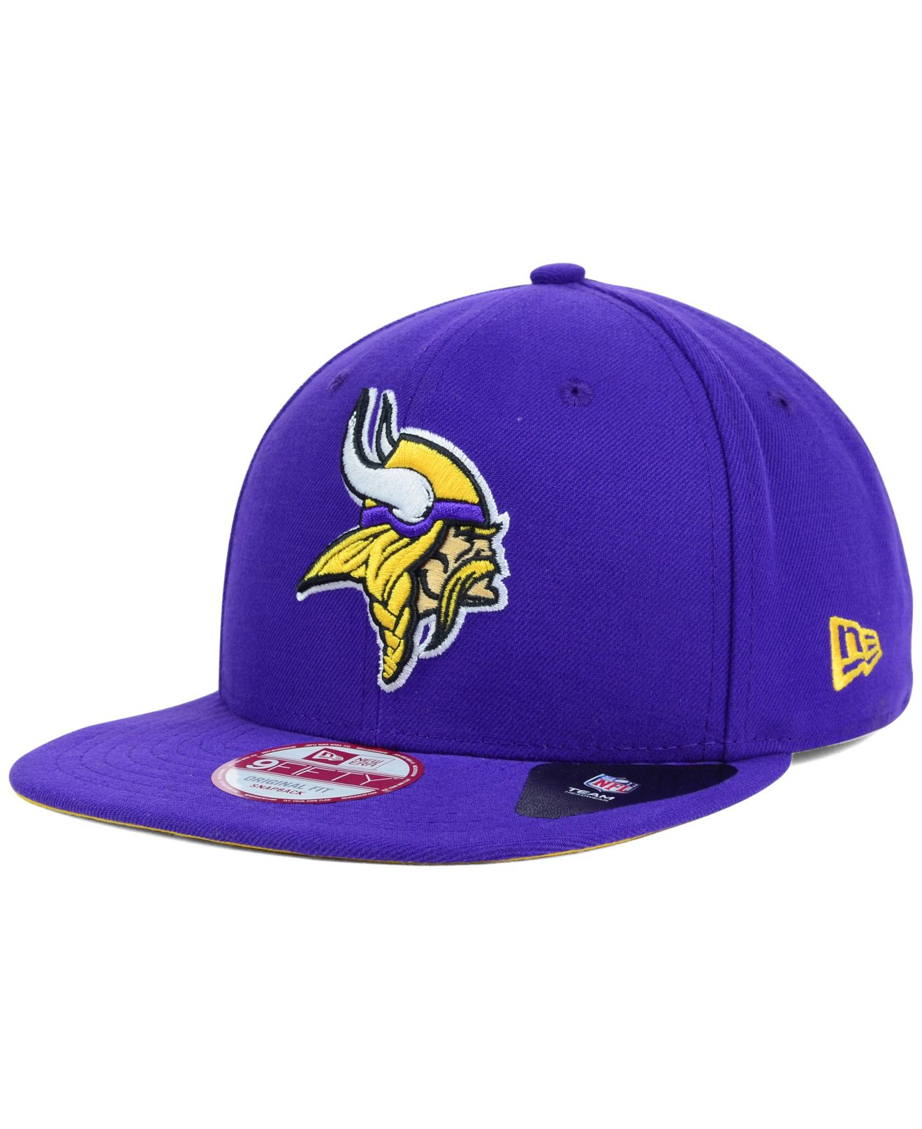 New era Minnesota Vikings Practice Original Fit 9Fifty Snapback Cap in ...