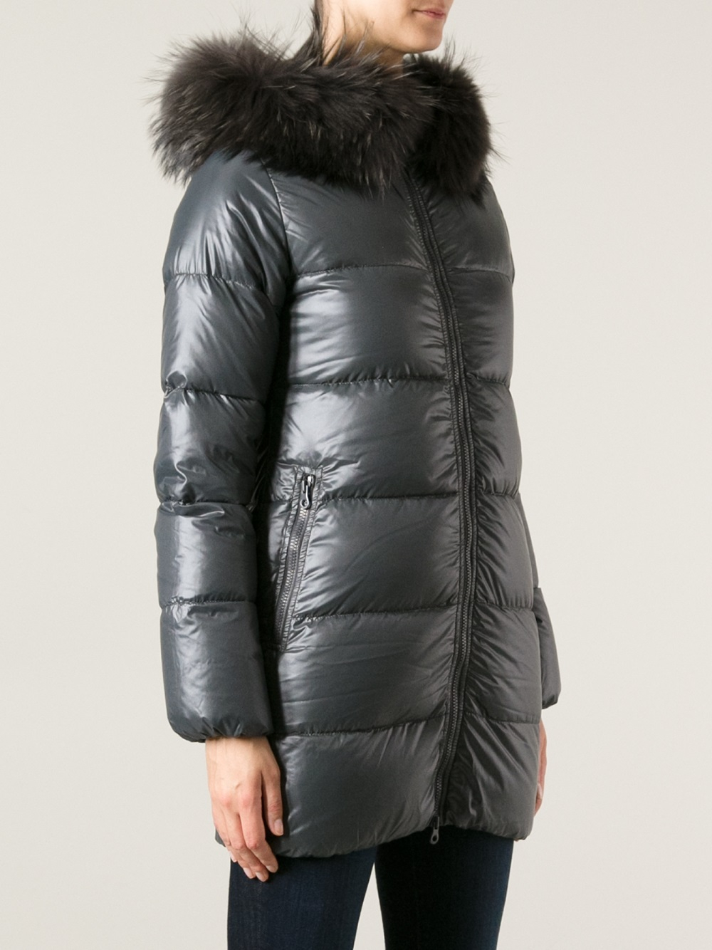 Lyst - Duvetica Padded Jacket in Gray