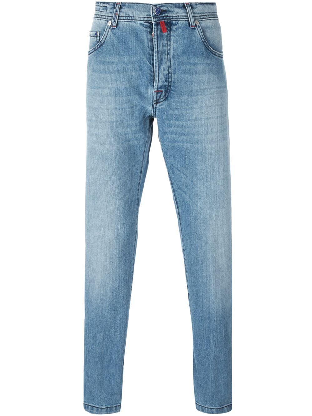 Kiton Slim Fit Jeans in Blue for Men | Lyst