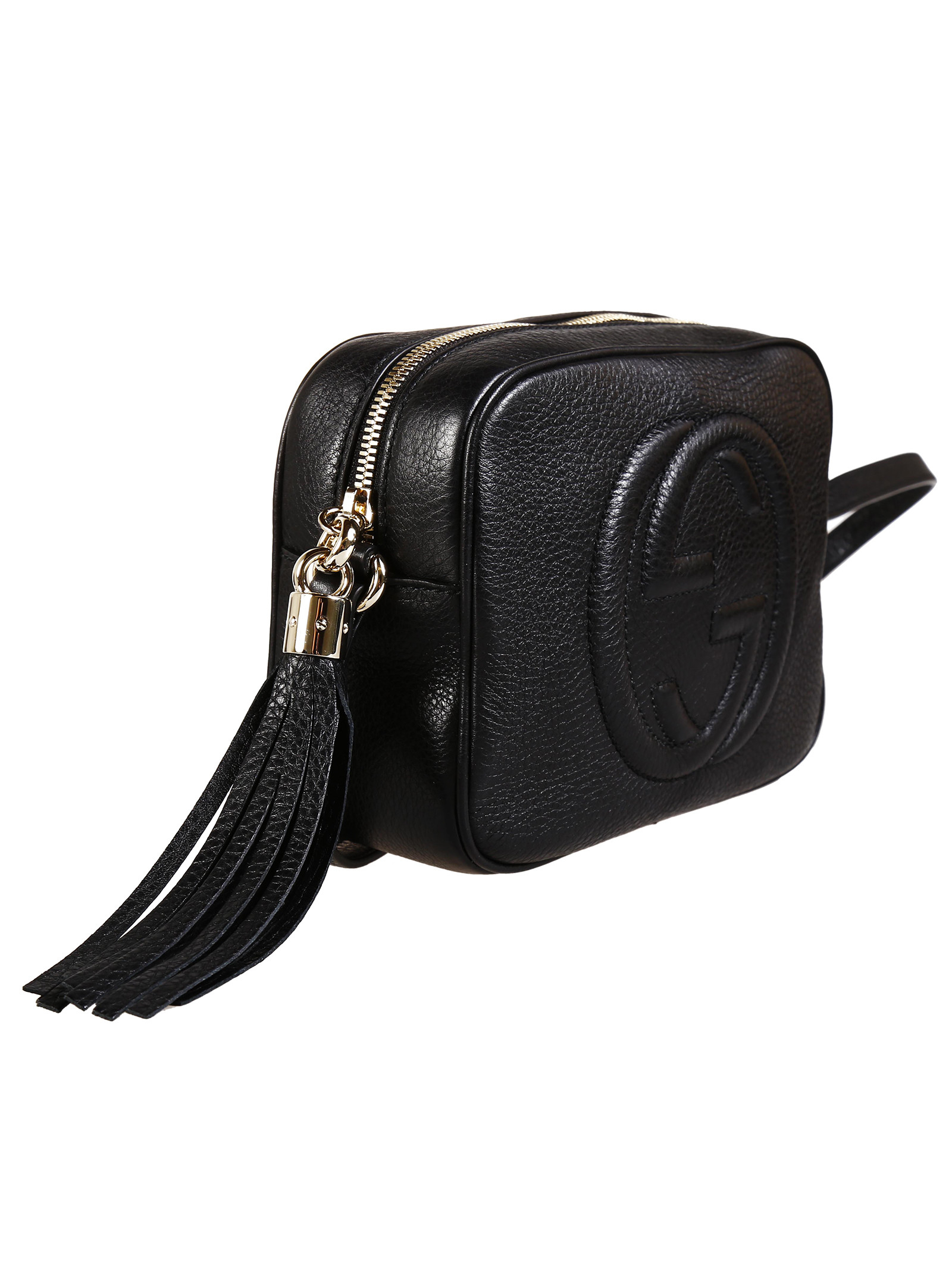 Gucci Cellarius Leather Soho Small Disco Bag in Black | Lyst