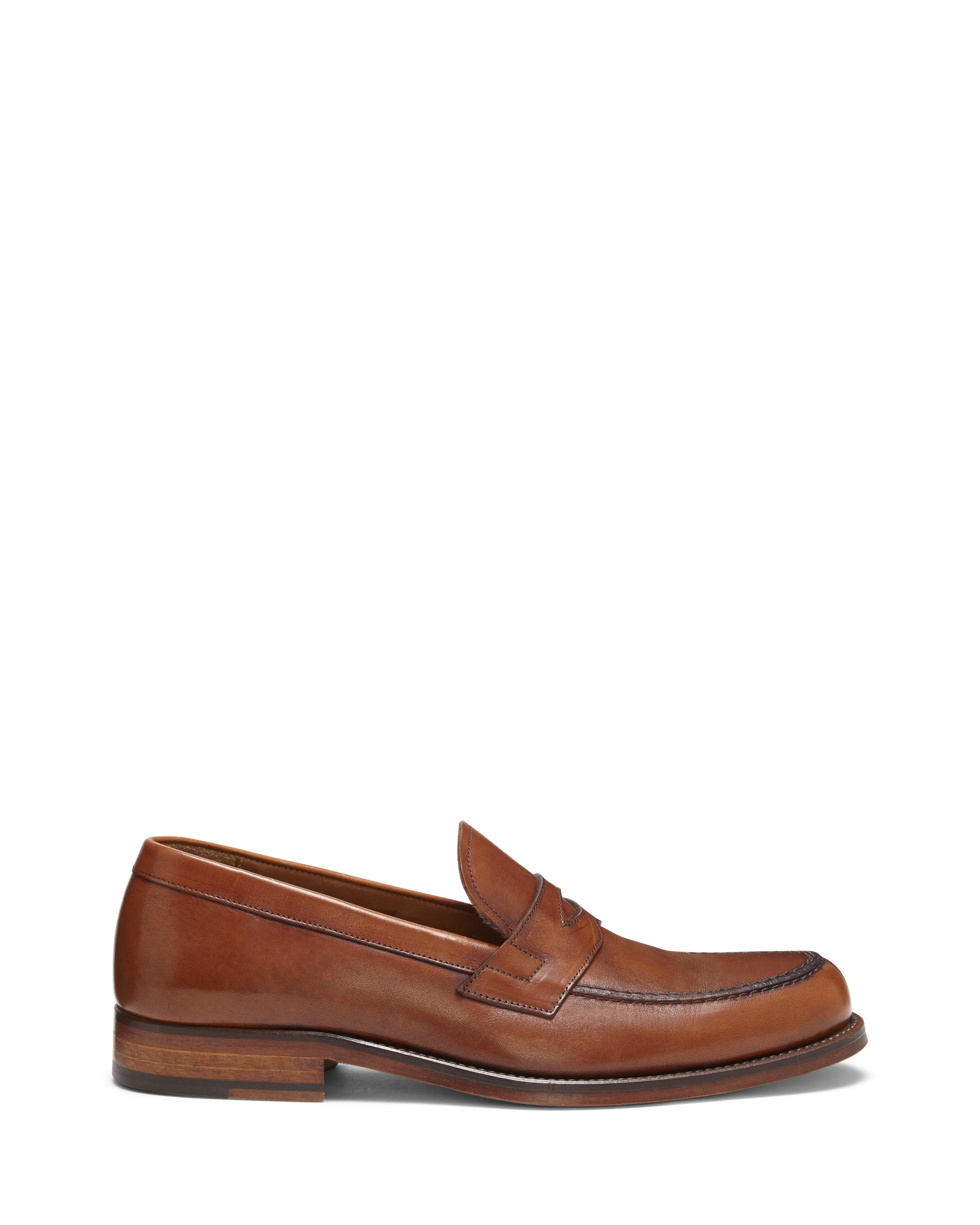 vince comrade leather penny loafer