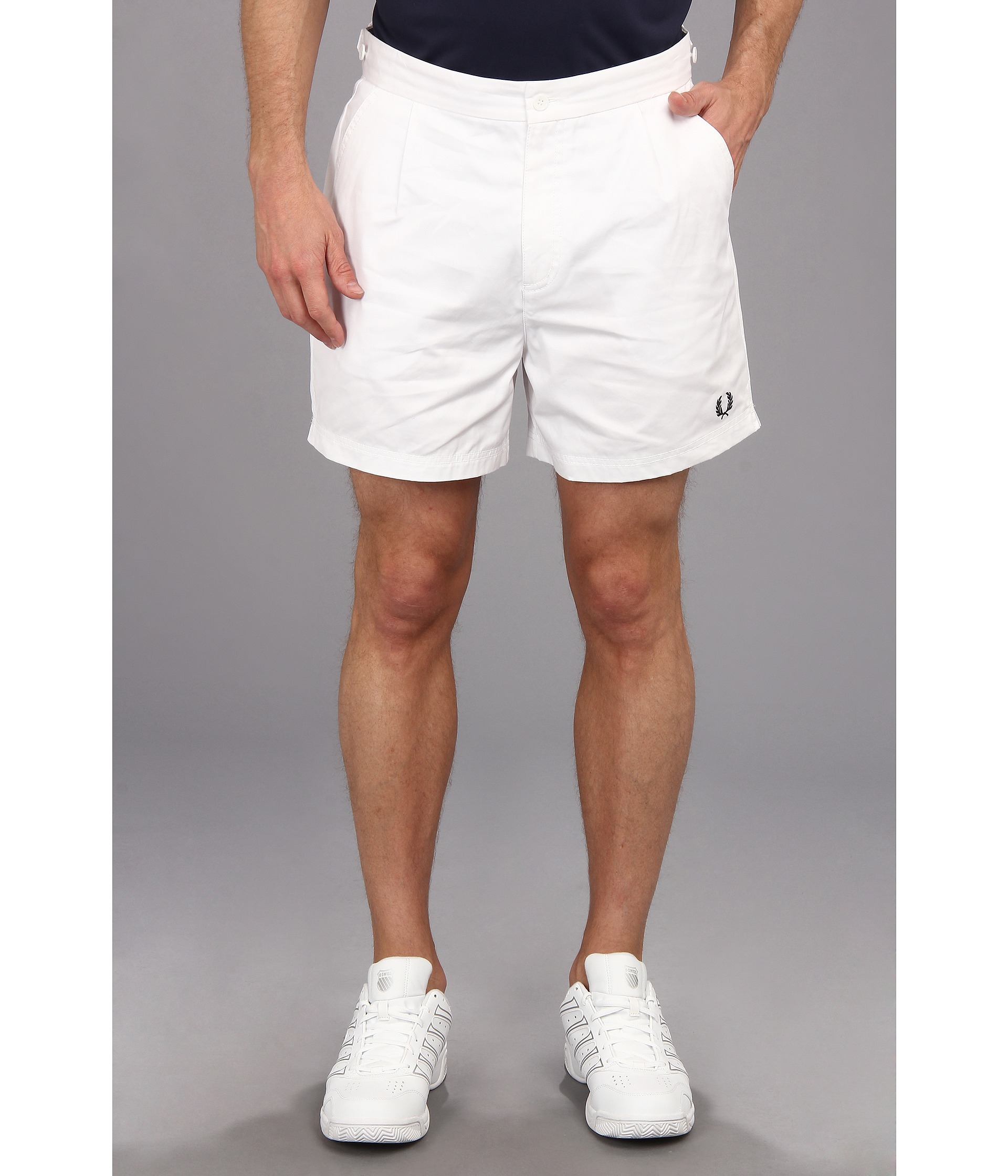 Lyst - Fred Perry Tailored Tennis Shorts in White for Men