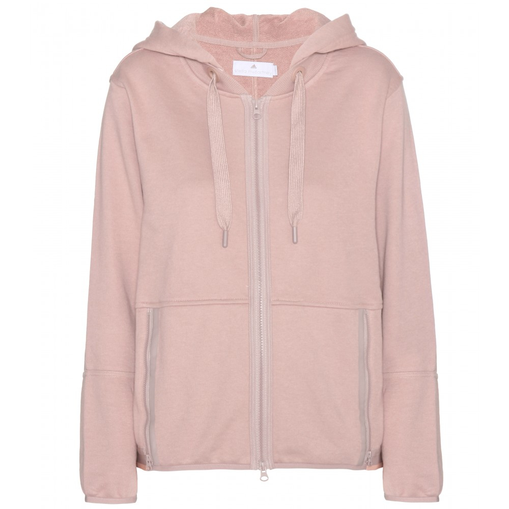 Lyst - Adidas By Stella Mccartney Essentials Cotton-Blend Hoodie in Pink