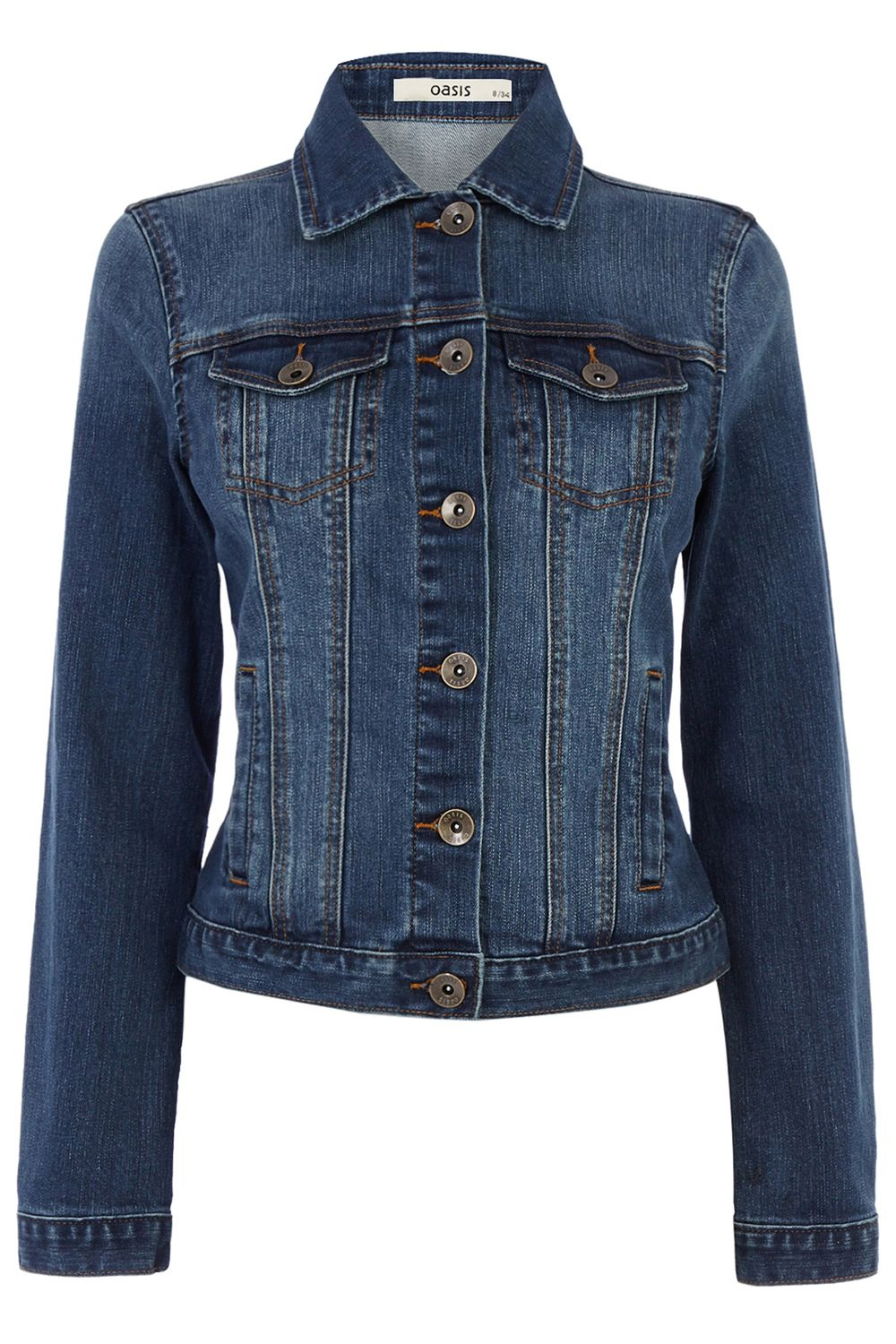 Oasis Marley Denim Jacket in Blue (Denim) | Lyst