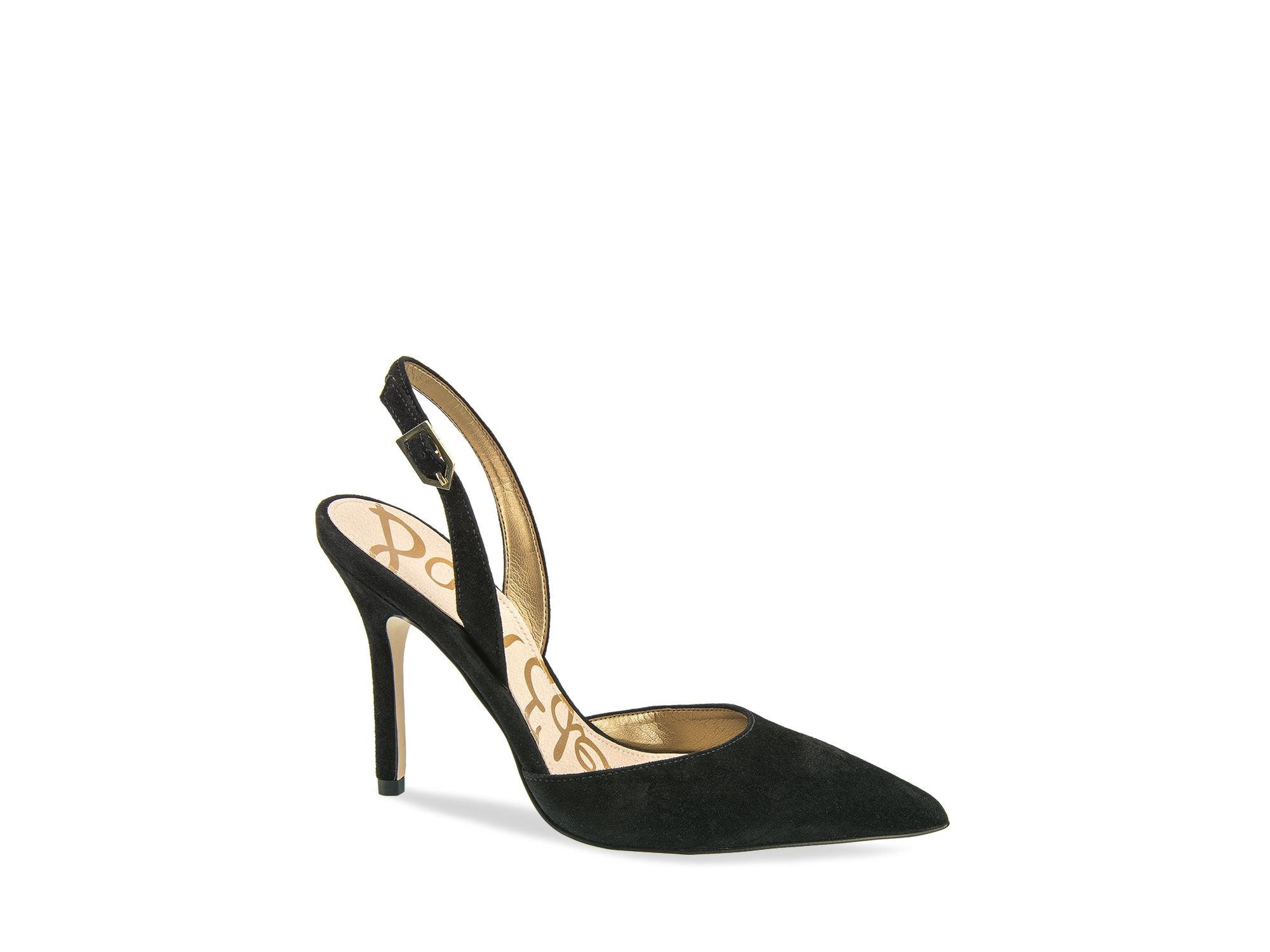 Sam edelman Slingback Pumps - Dora Pointed Toe in Black | Lyst