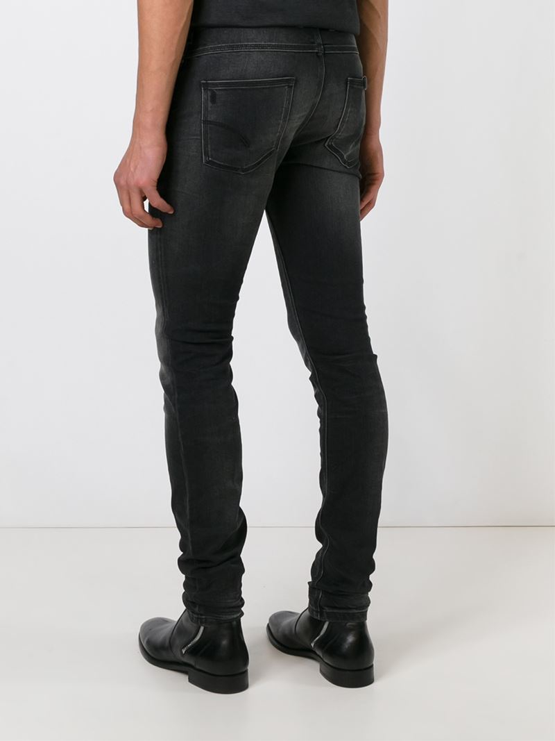 Lyst - Neil Barrett Stone Washed Jeans in Black for Men