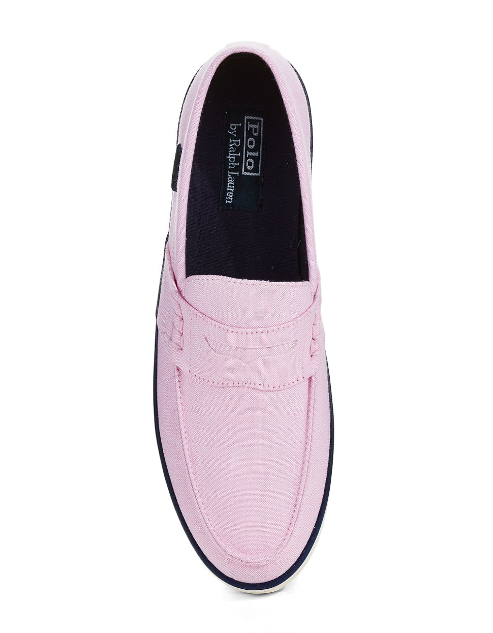 Polo ralph lauren Evan Boat Shoes in Pink for Men | Lyst