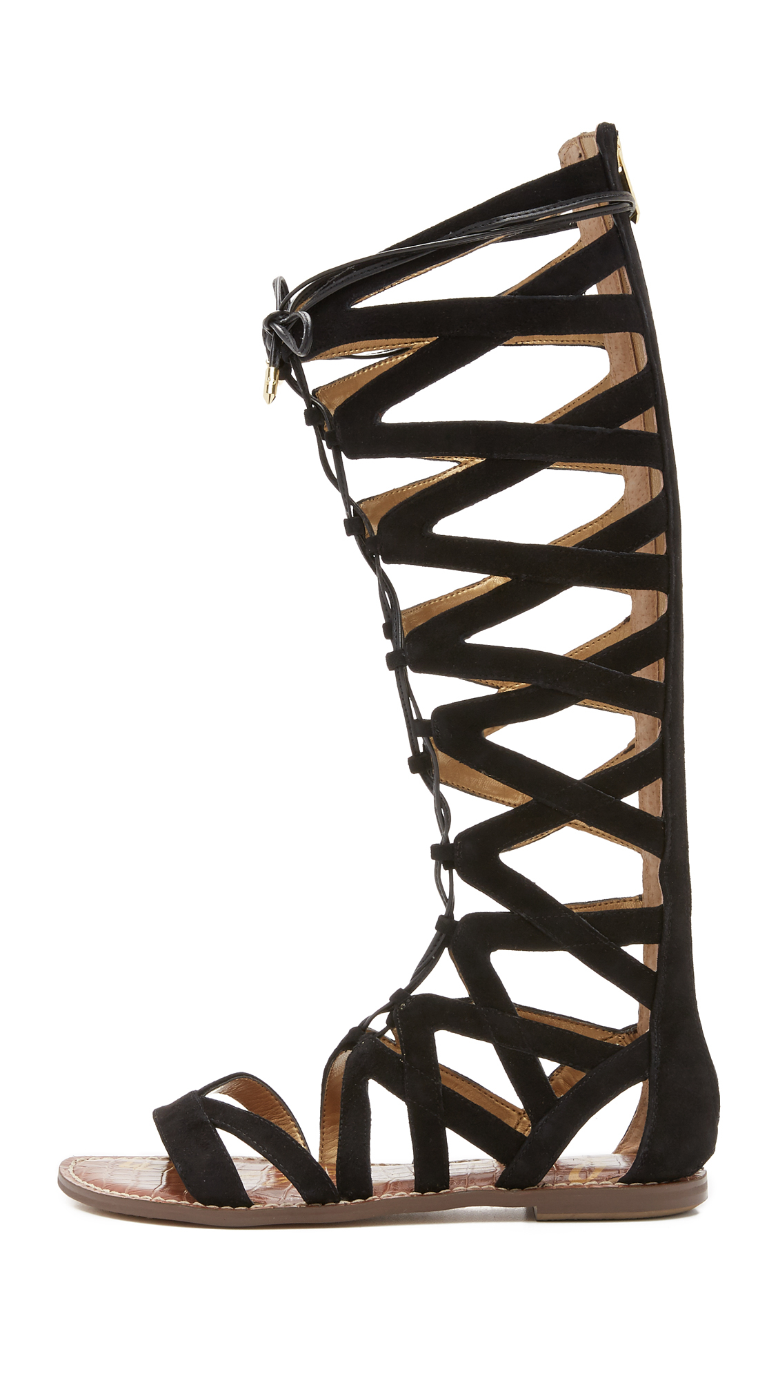 Lyst Sam Edelman Gena Tall Gladiator  Sandals  in Black