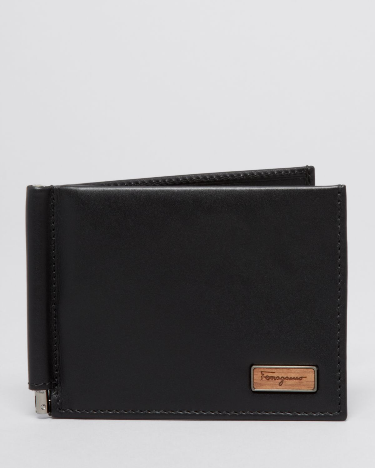 Lyst Ferragamo Renaissance Money Clip Wallet in Black for Men
