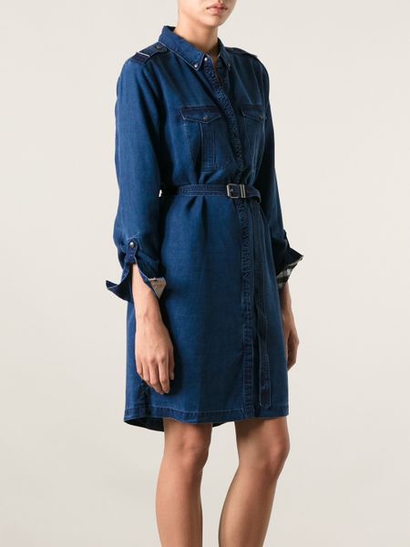 Burberry Brit Jasmin Denim Dress in Blue | Lyst