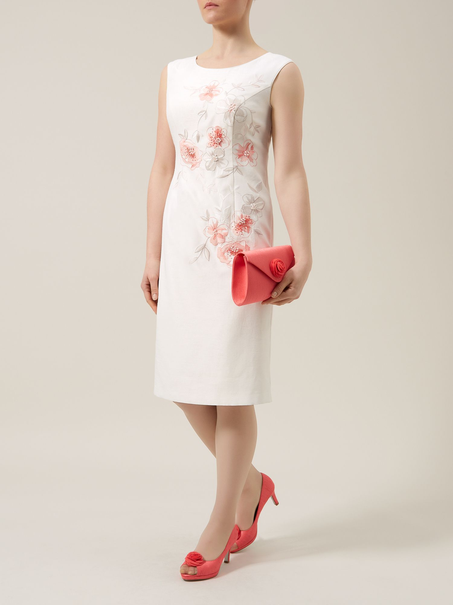 Jacques vert Embroidered Shift Dress Lyst