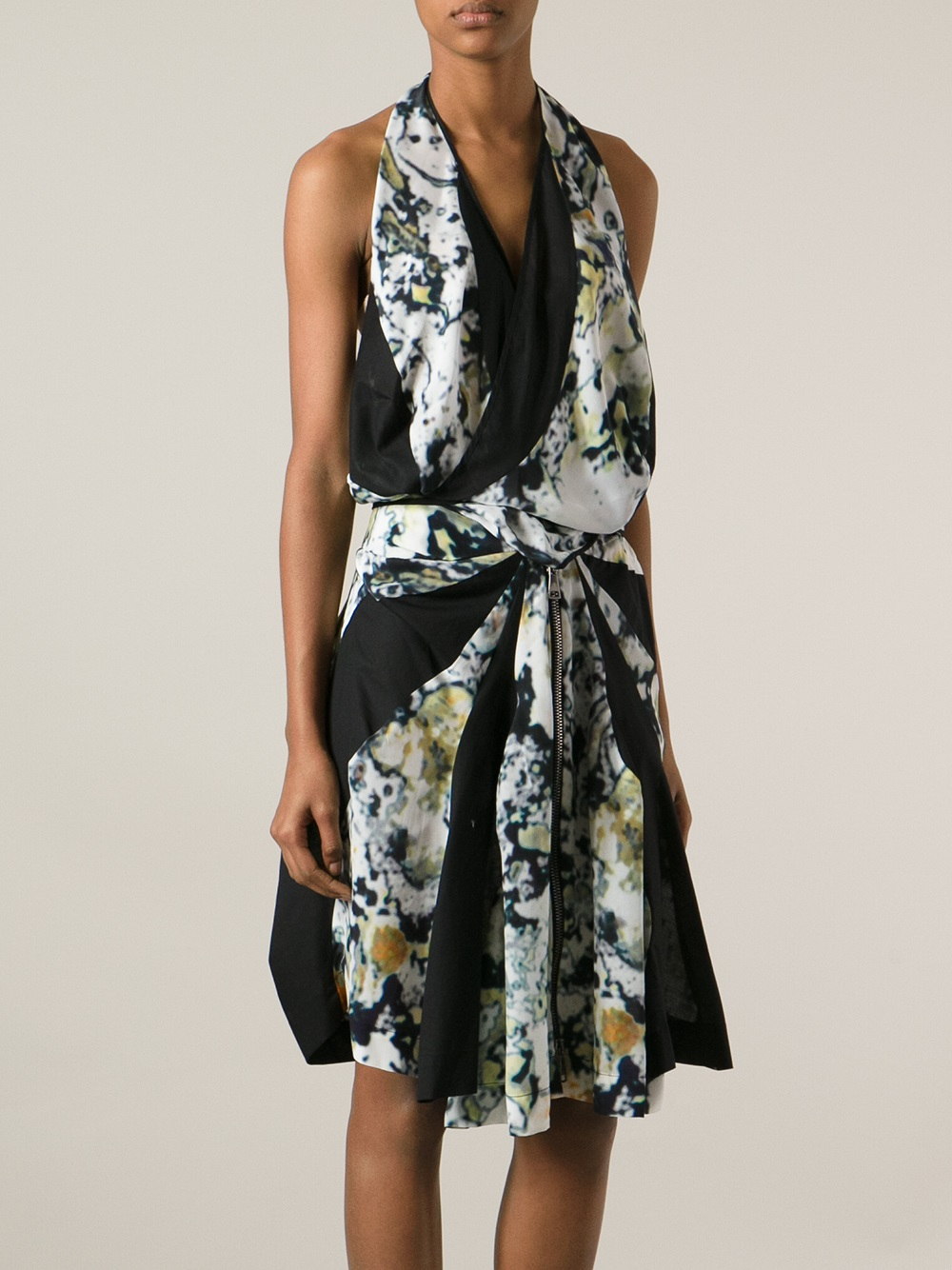 Lyst - Vivienne Westwood Anglomania Patterned Gathered ...