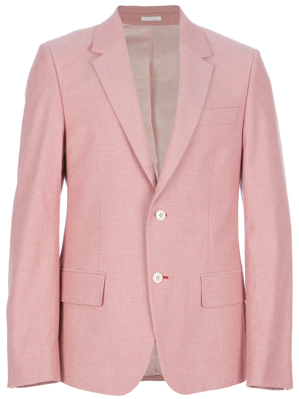 Alexander mcqueen Two Button Blazer in Pink for Men (red) | Lyst