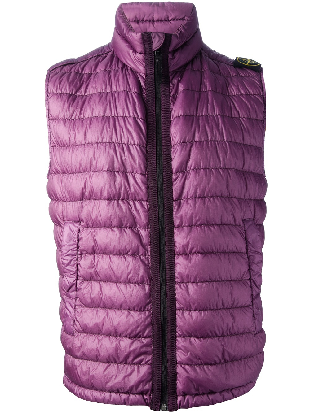 Stone Island Classic Padded Gilet in Pink & Purple (Purple) for Men - Lyst
