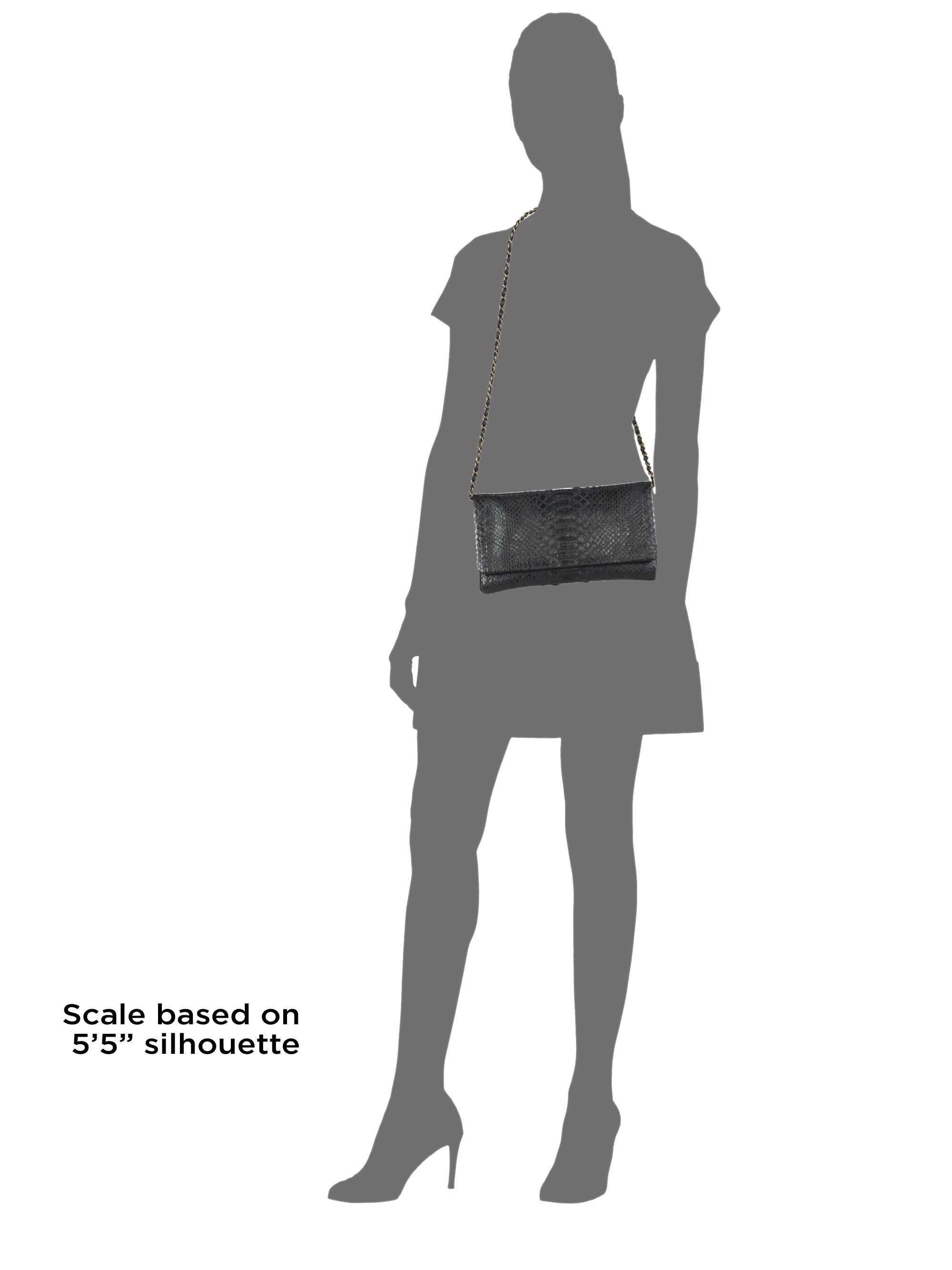 Beirn Python Convertible Wallet Crossbody Bag in Black | Lyst