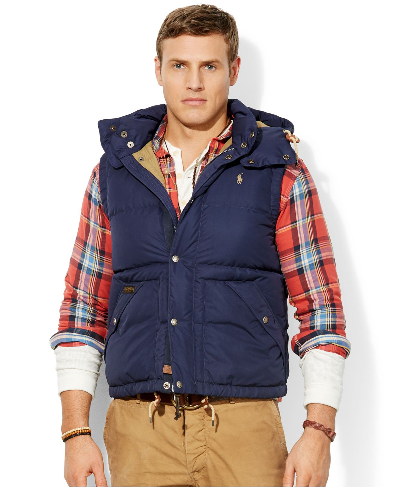 Lyst - Polo Ralph Lauren Big And Tall Elmwood Down Puffer Vest in Blue ...