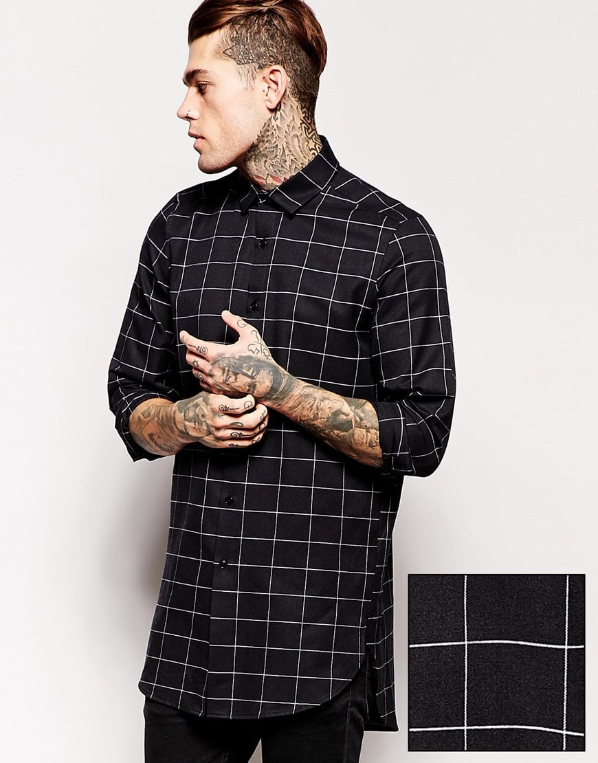 asos flannel overshirt