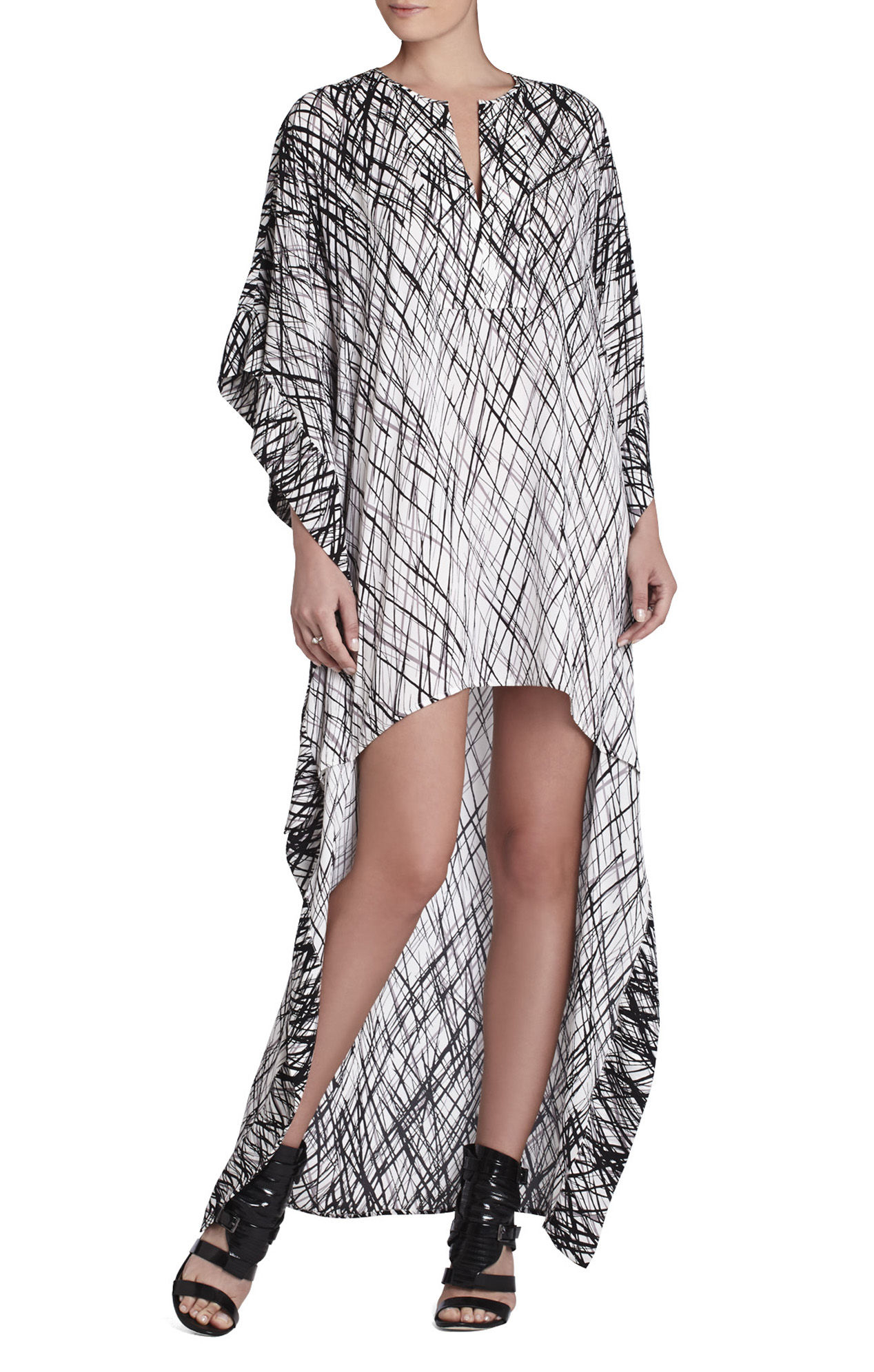 Bcbg black high low dress Bcbg black high low dress