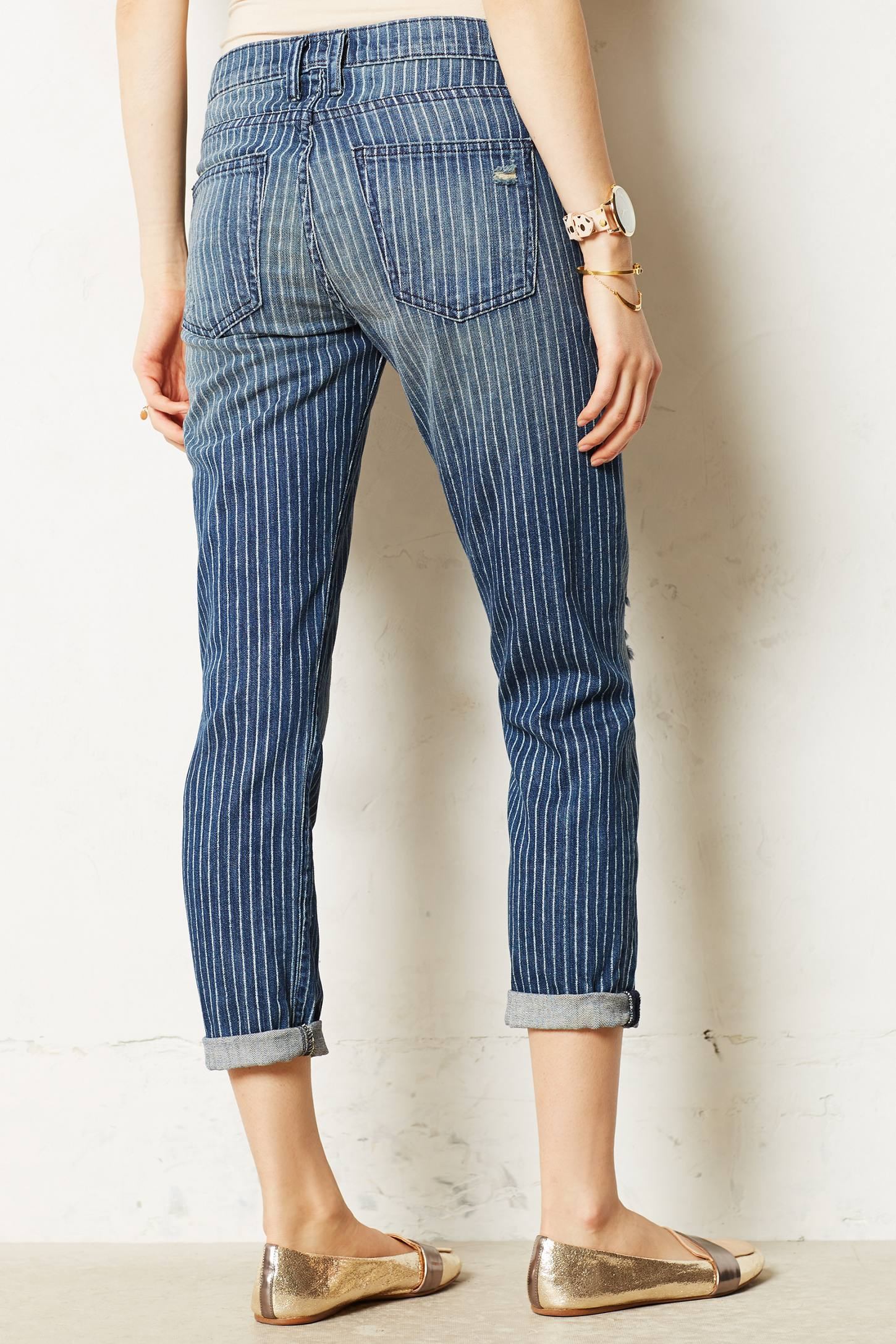 pin striped jeans