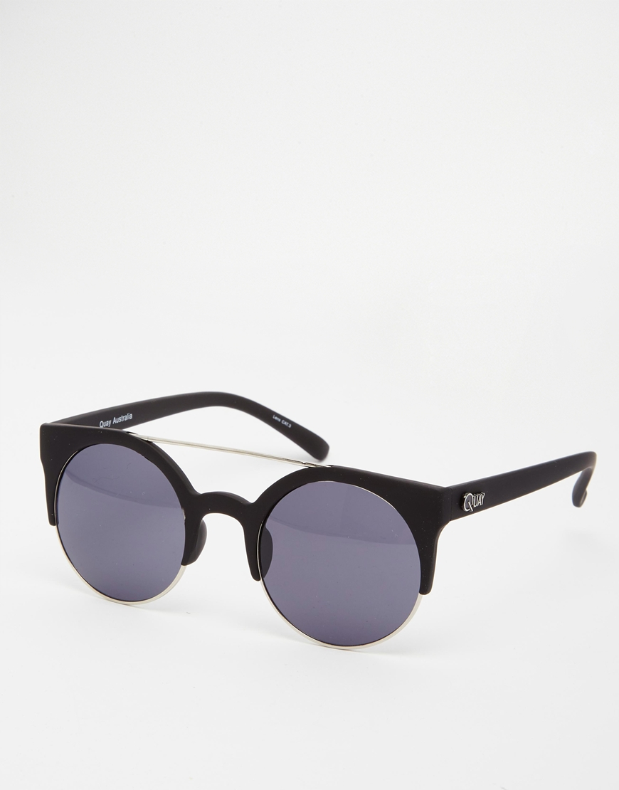 download black fade quay sunglasses