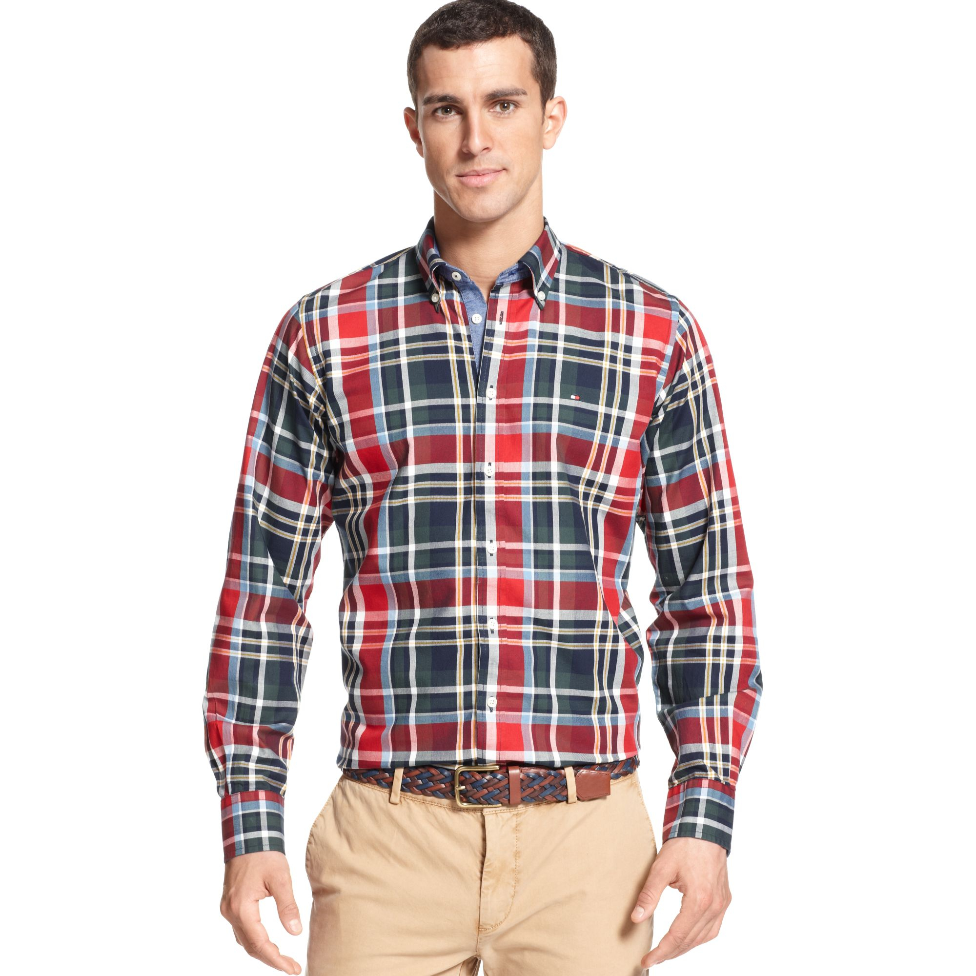 Tommy Hilfiger Long Sleeve Bastian Shirt European Collection in Red for ...