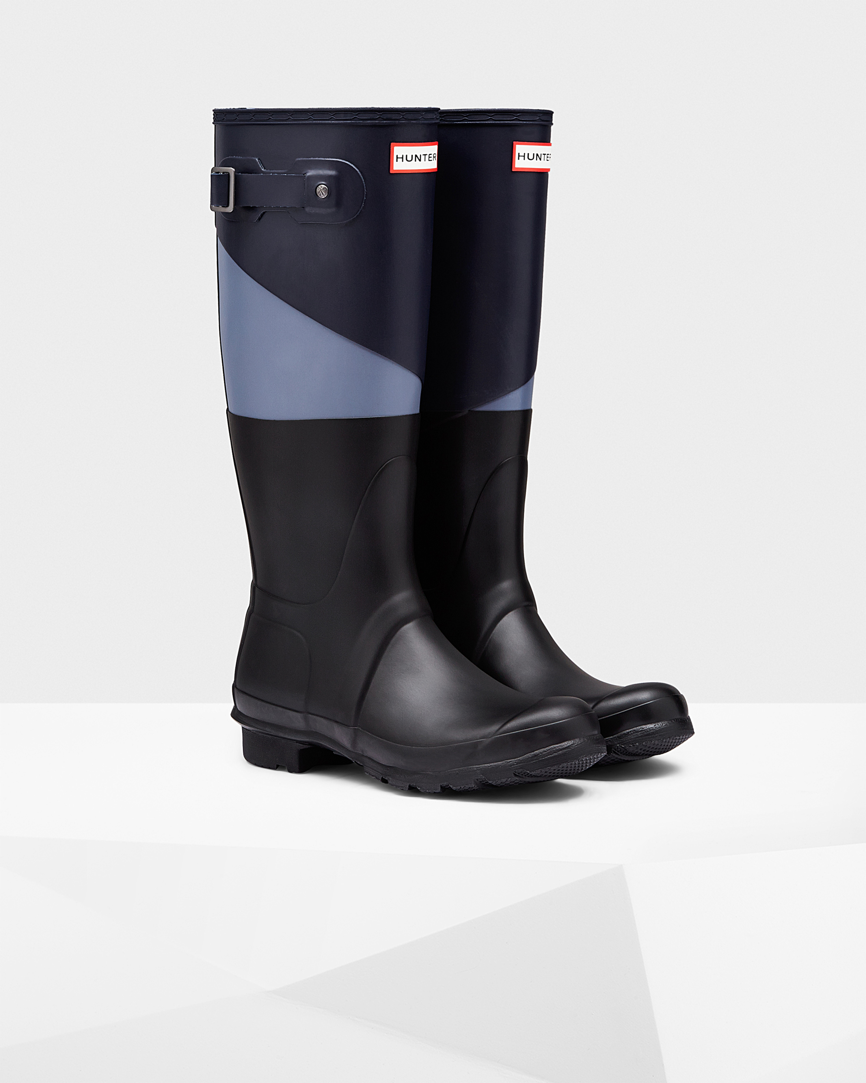 hunter boots color block