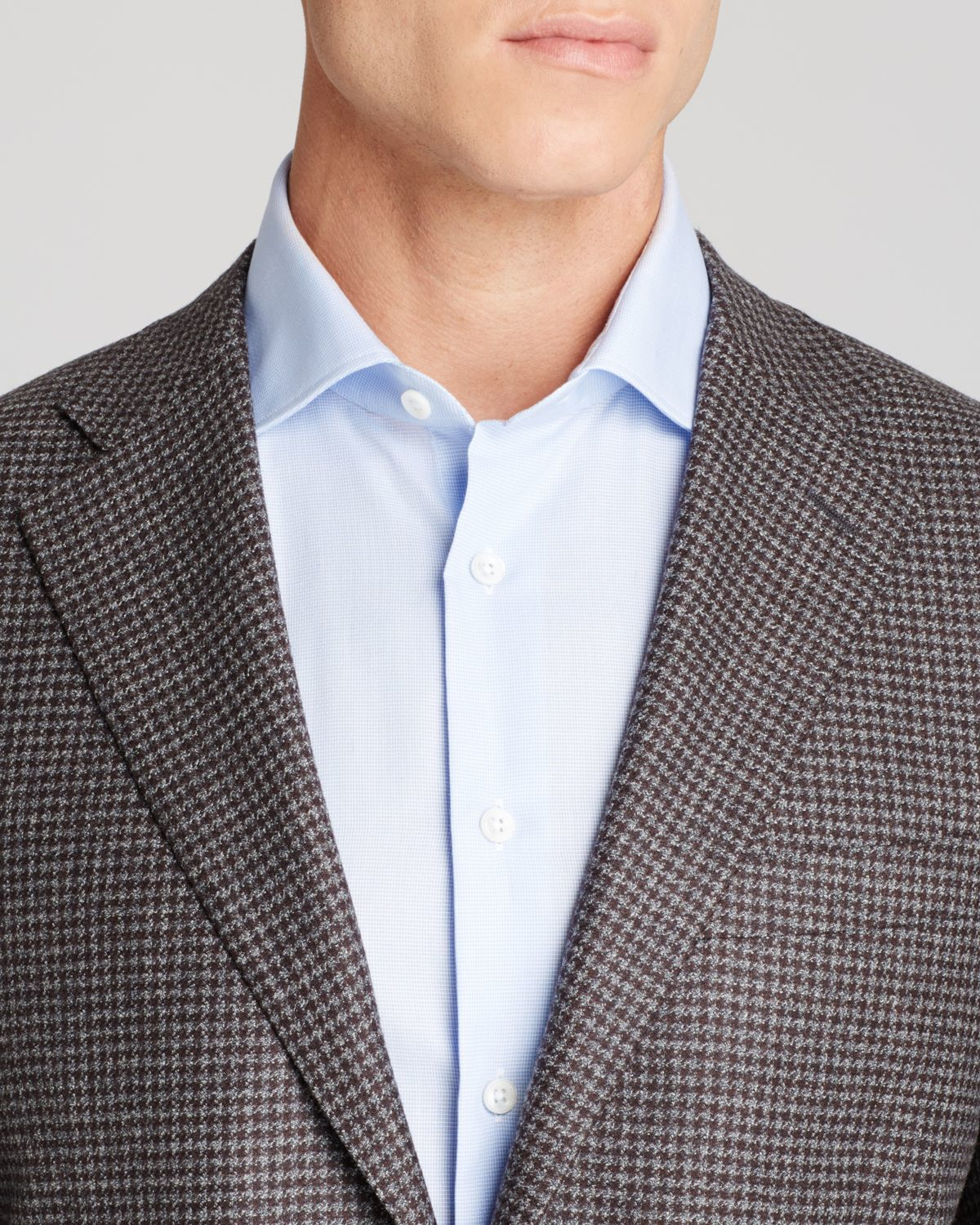 Canali Siena Houndstooth Classic Fit Sport Coat in Gray for Men Lyst