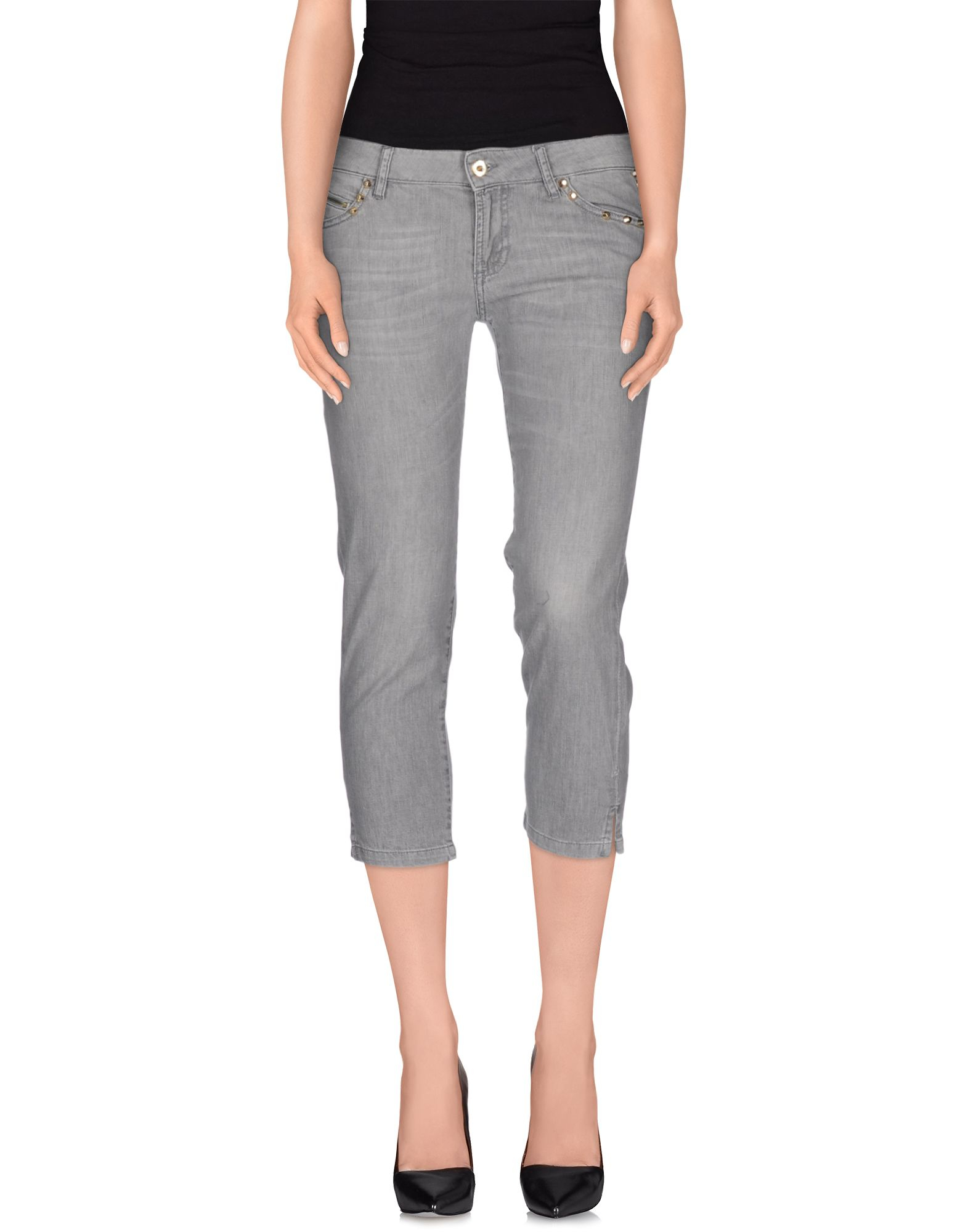 womens grey capris