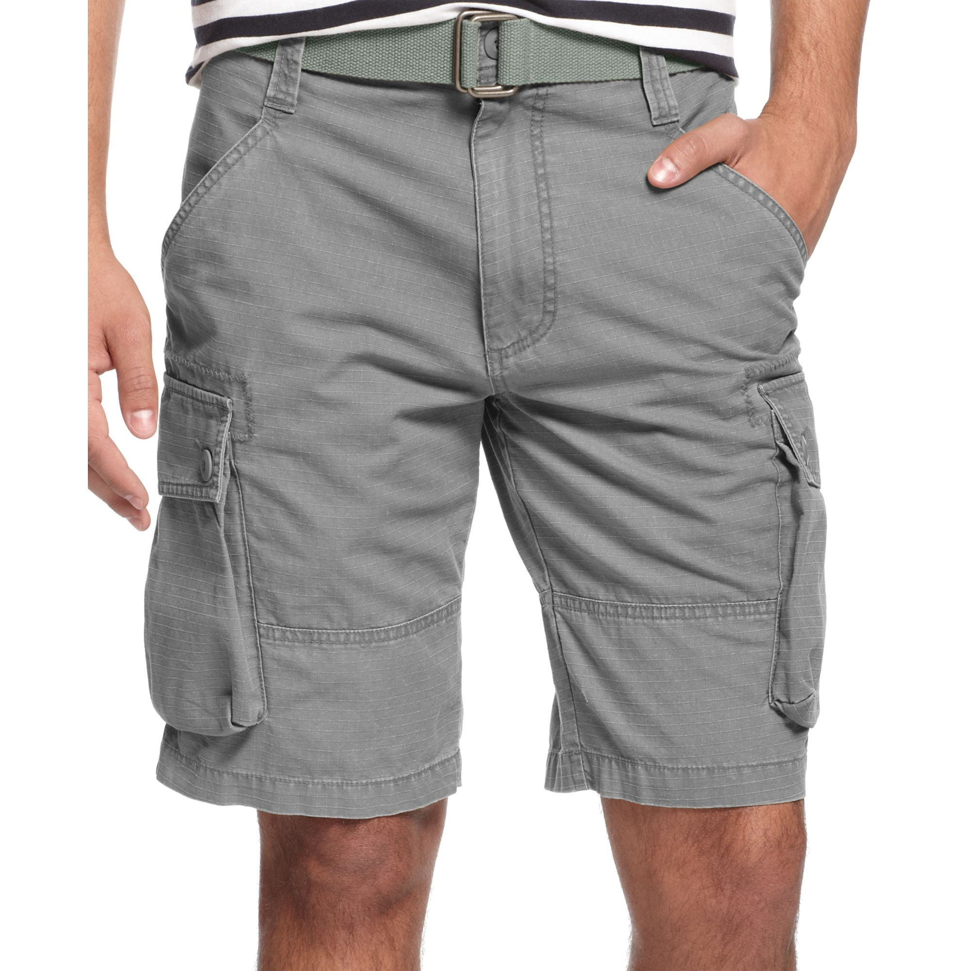 American Rag Rip Stop Cargo Solid Short in Gray for Men (Griffin) | Lyst