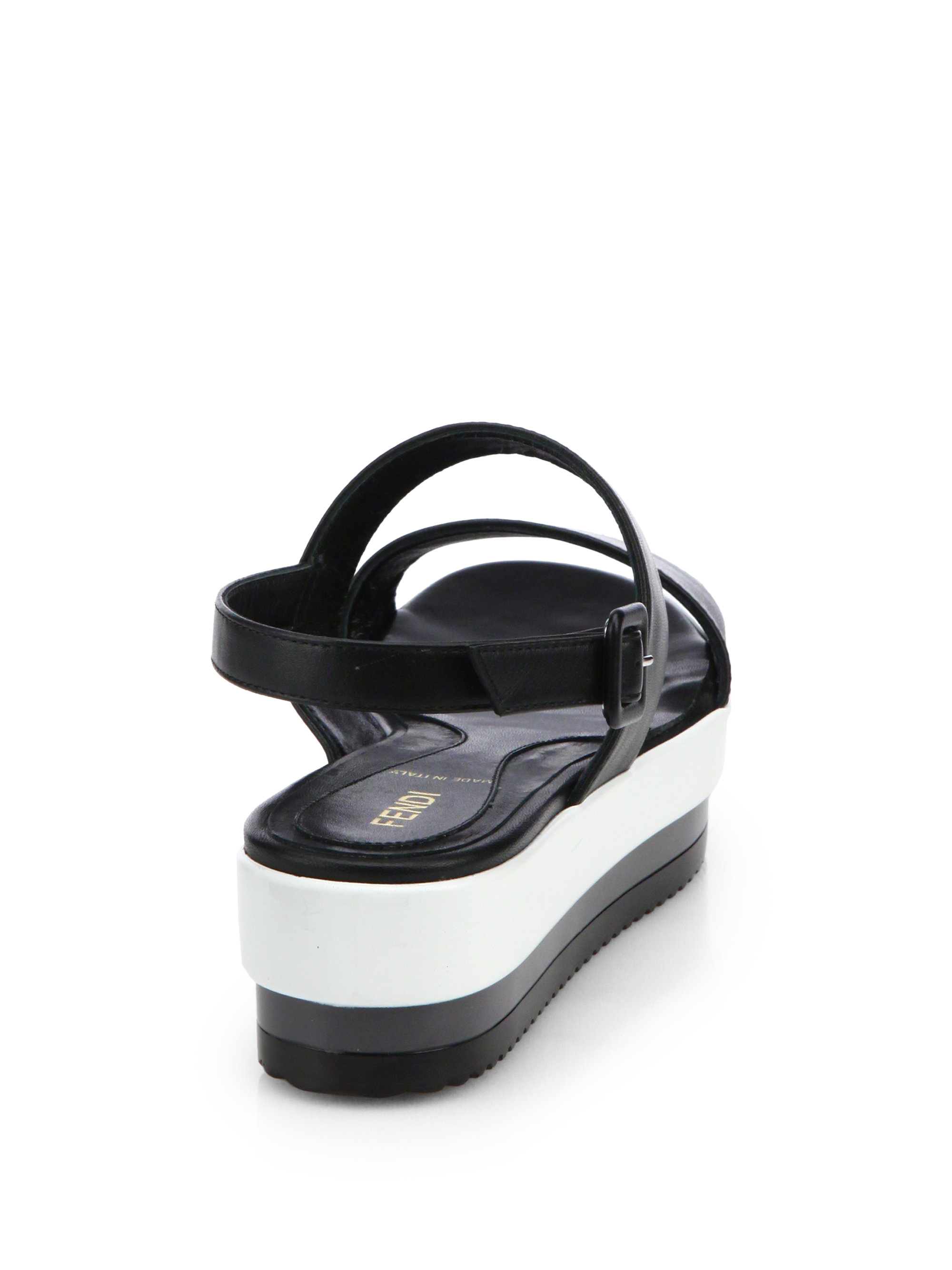fendi double strap slides
