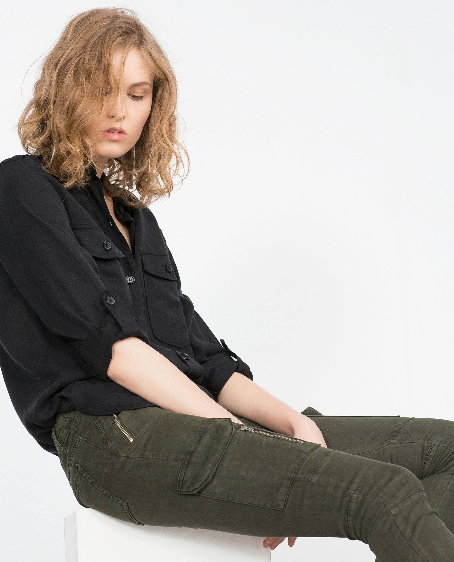 zara military pants