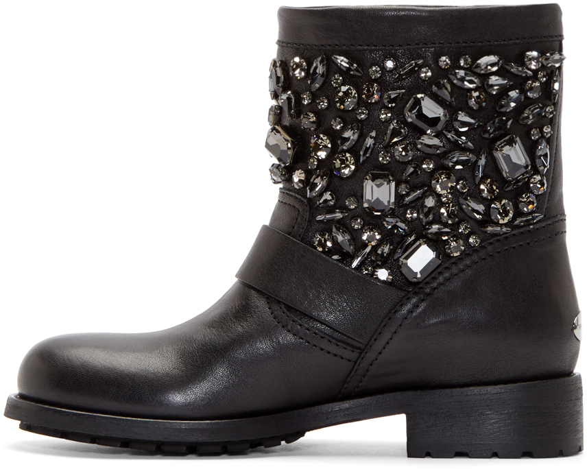 jimmy choo biker boots