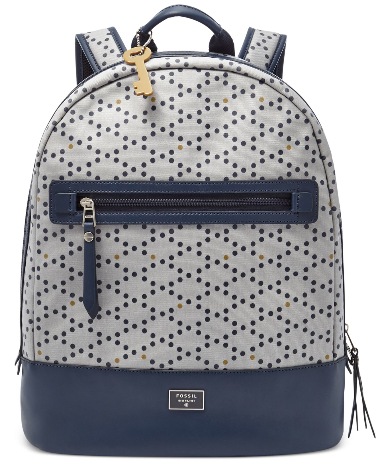 Fossil Dawson Canvas Backpack in Blue Lyst