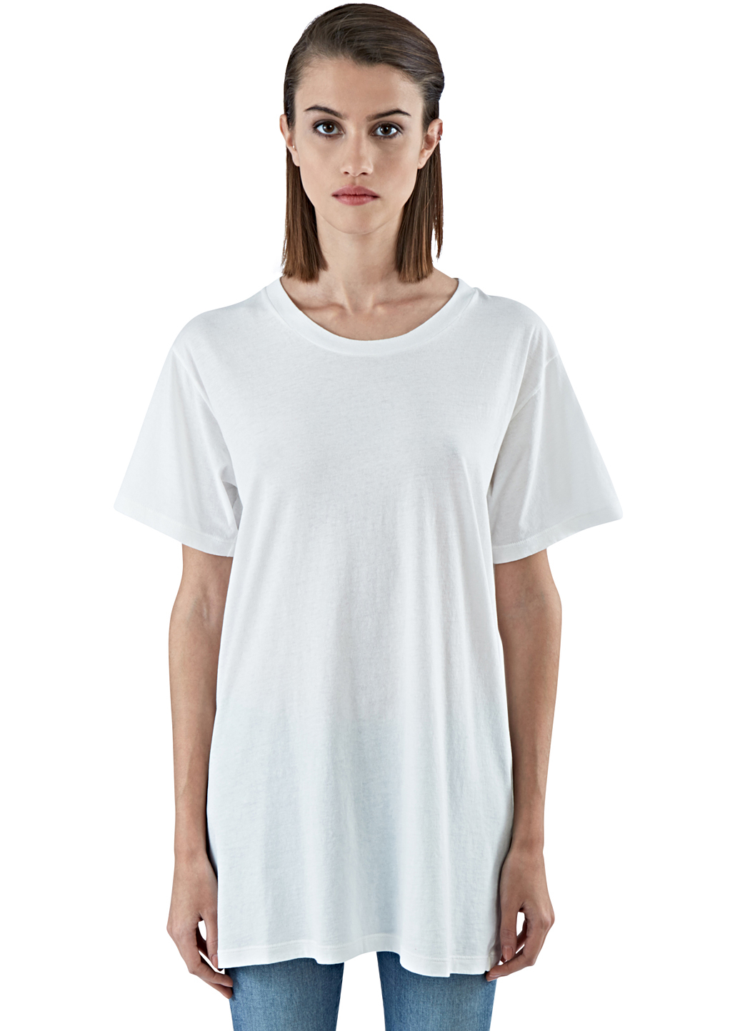 women's loose white shirt