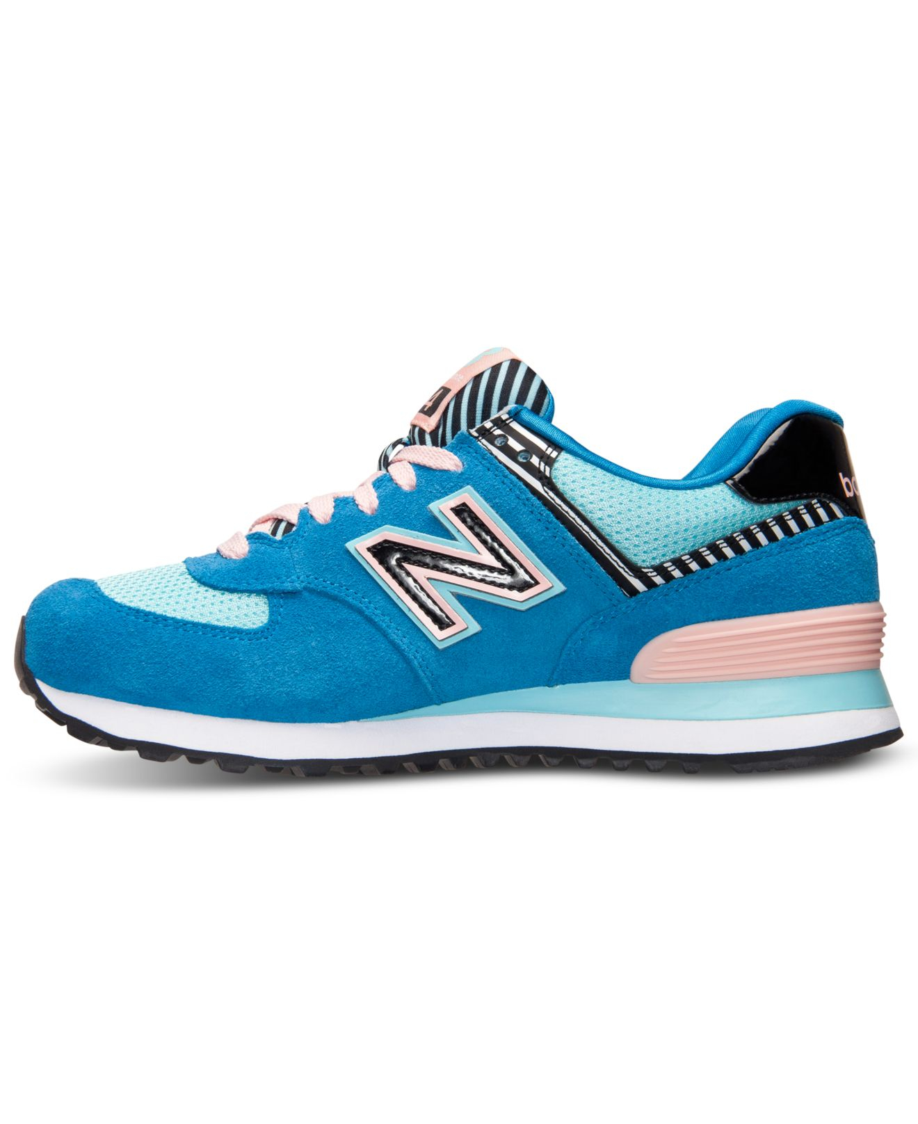 Lyst - New Balance Women's 574 Casual Sneakers From Finish Line in Blue