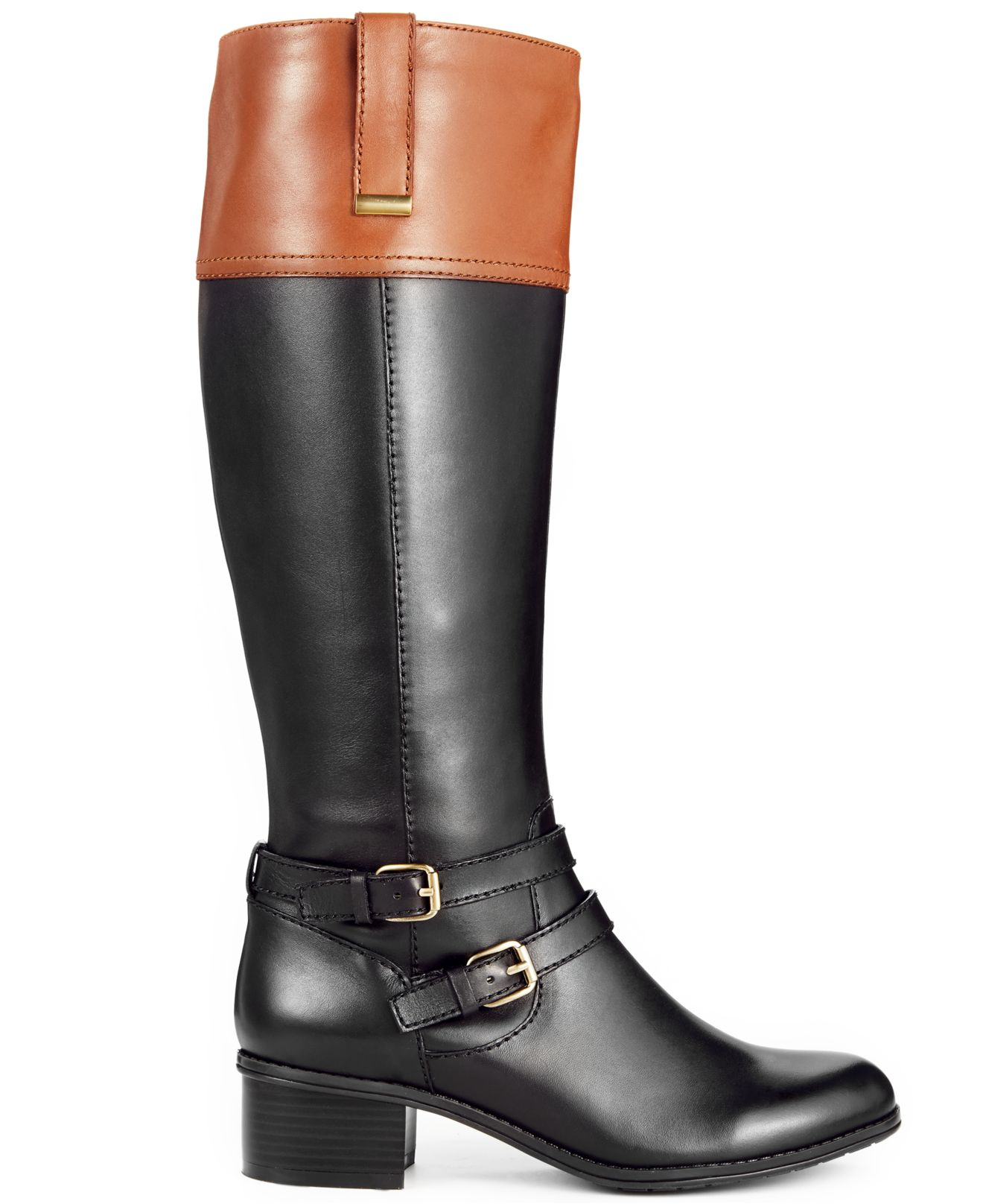 Bandolino Black Carlotta Wide Calf Riding Boots A Macys Exclusive Product 1 22090870 0 983001983 Normal 