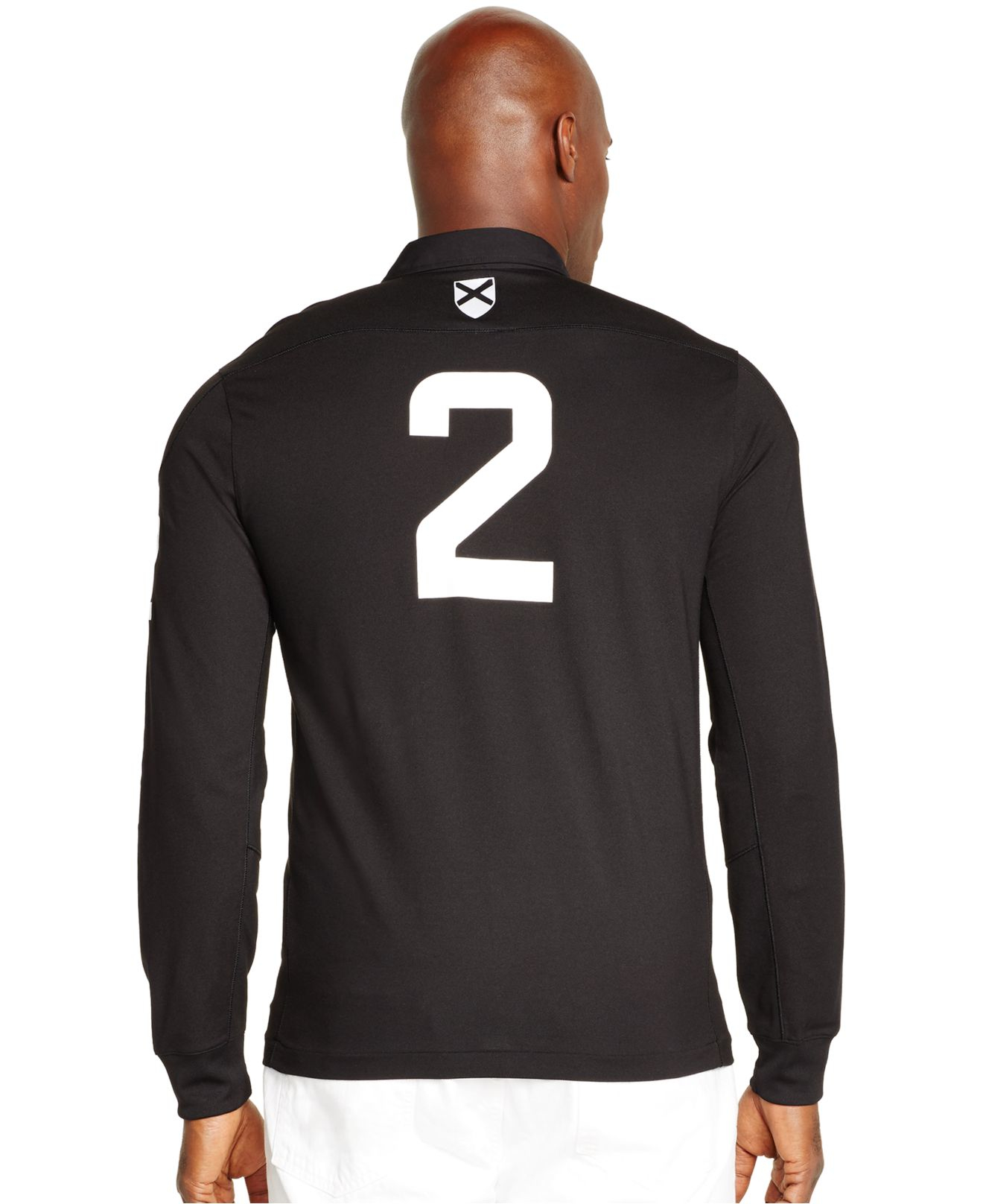 black watch polo team long sleeve