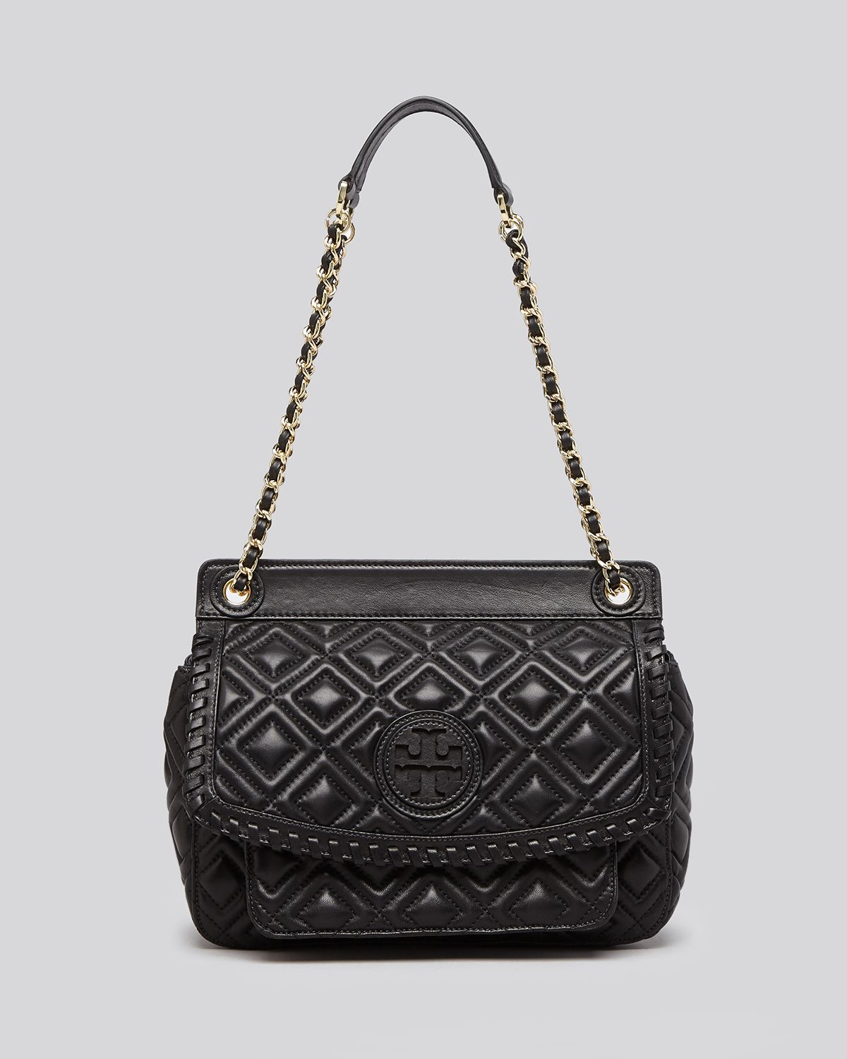 Lyst - Tory burch Shoulder Bag - Marion Quilted Small in Black