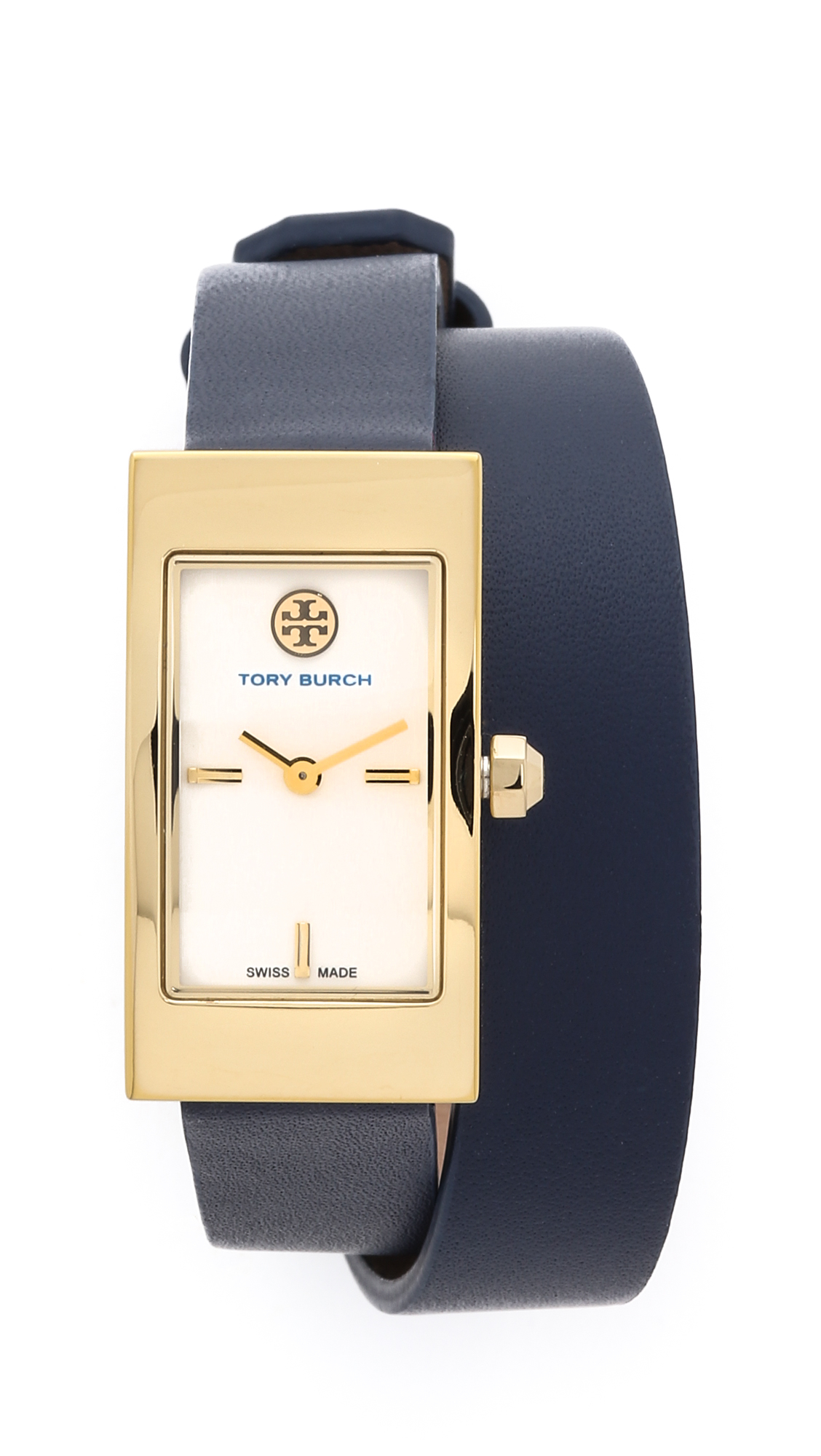 Lyst Tory Burch Buddy Signature Watch in Blue